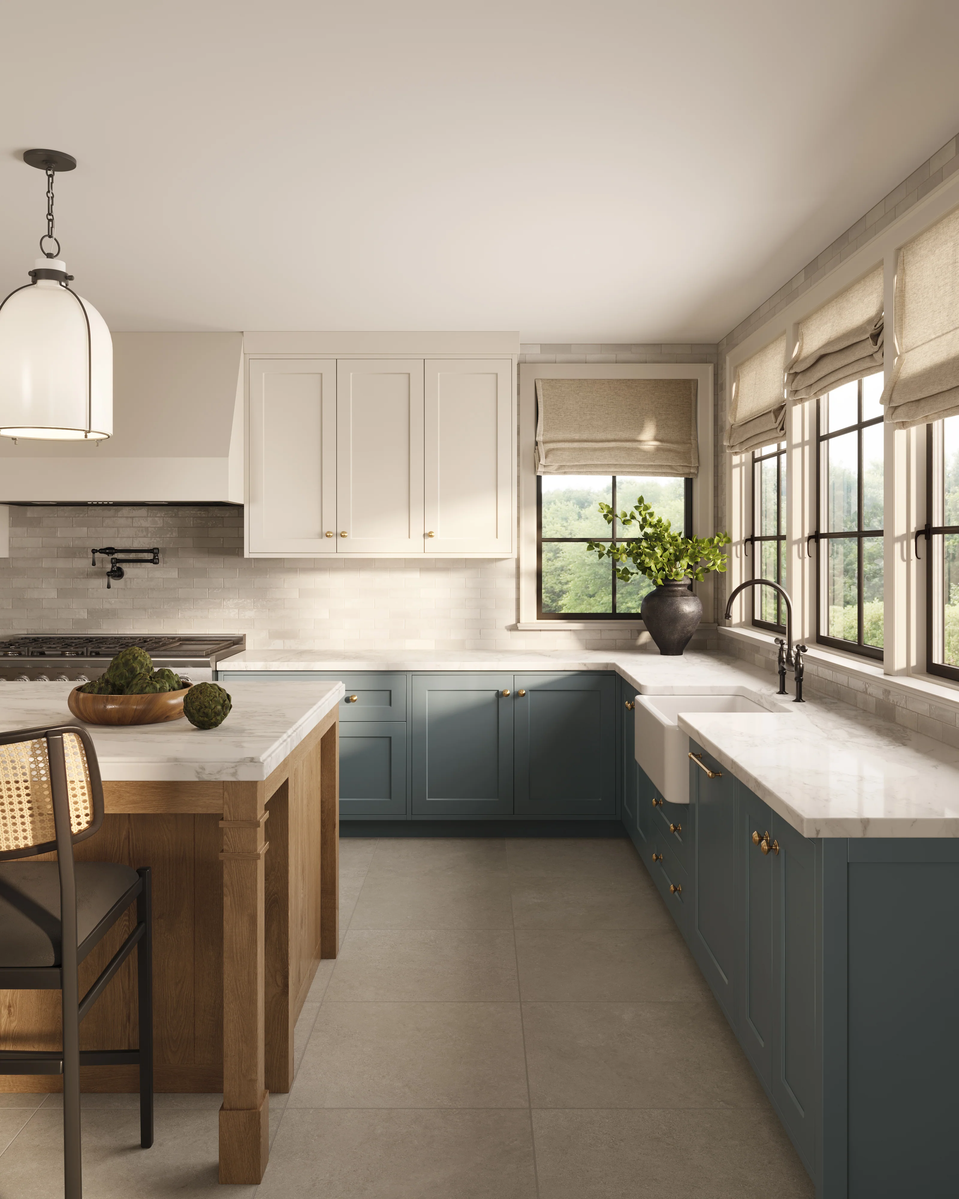 Adeline 24x24 Matte Porcelain Tile in Taupe - Image 8