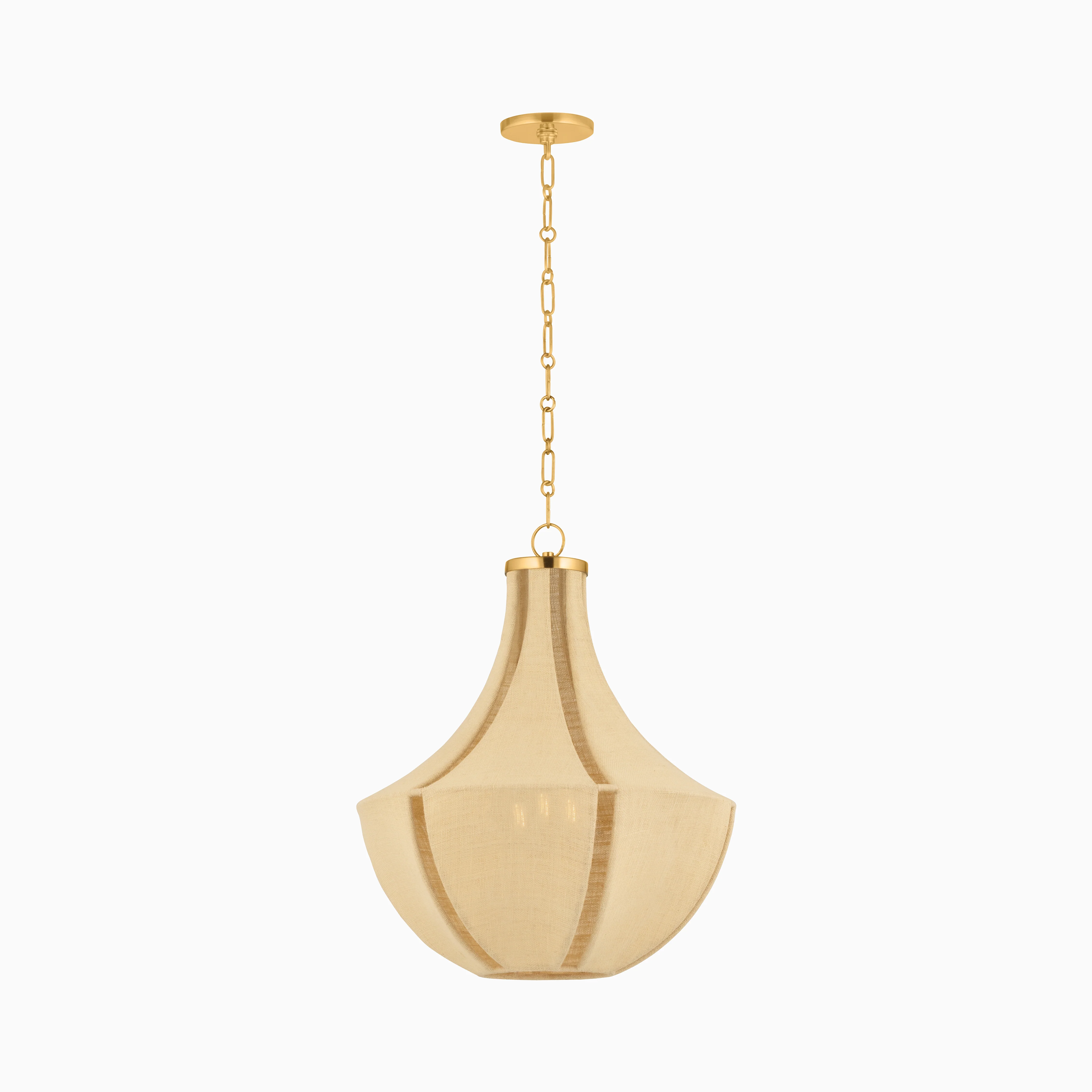 Aida Pendant in Aged Brass - Image 3
