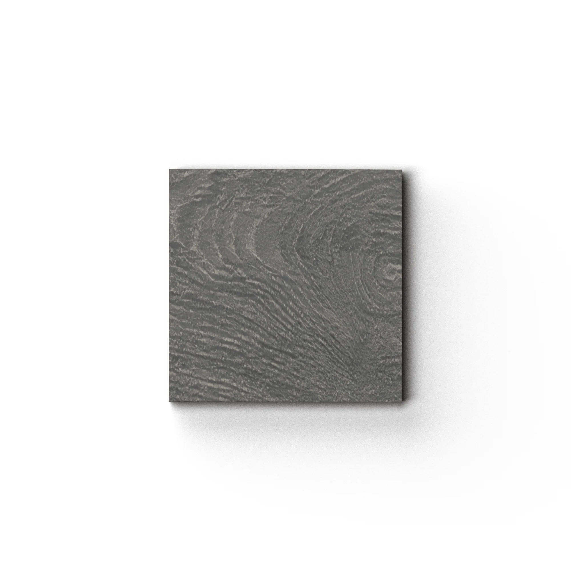 Alden 4x4 Matte in Charcoal Sample