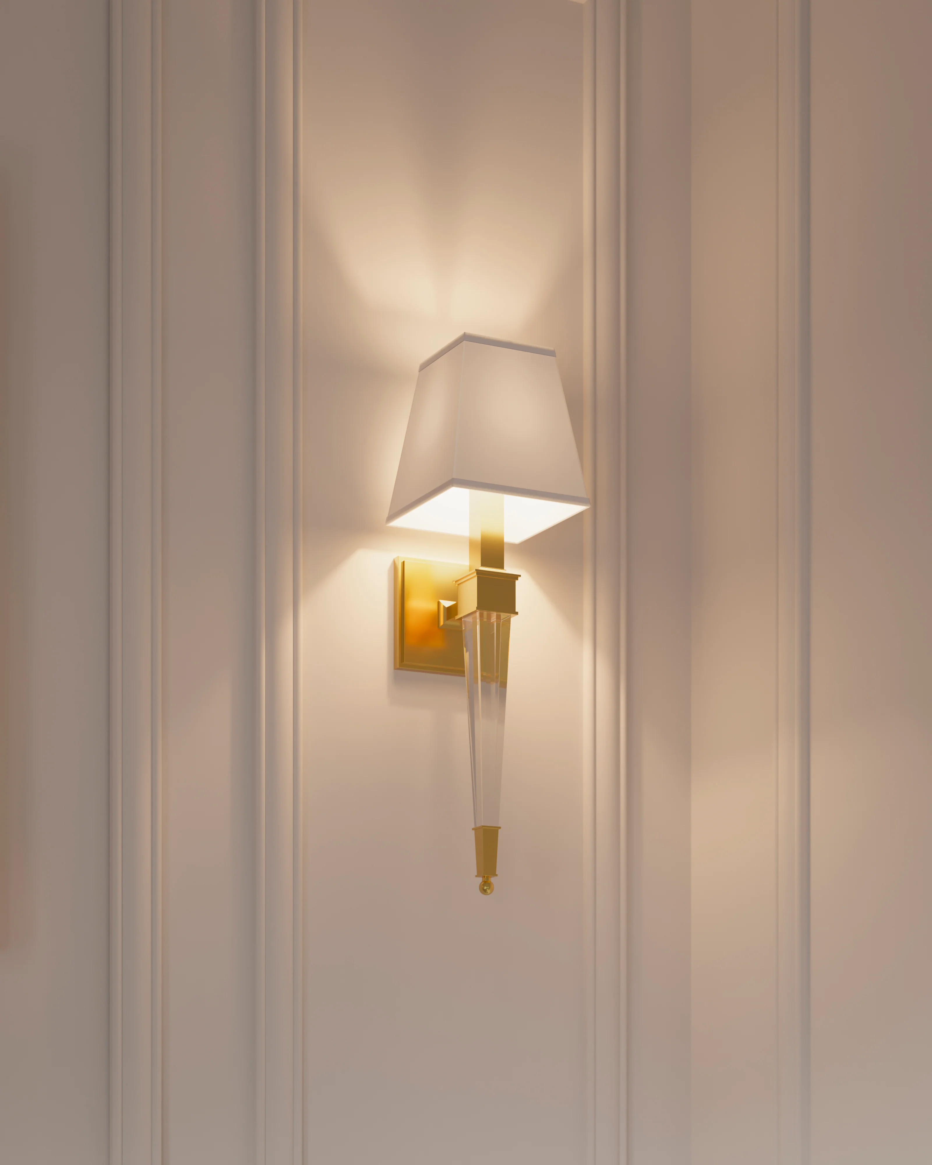 Alena Wall Sconce In Aged Brass - Image 2