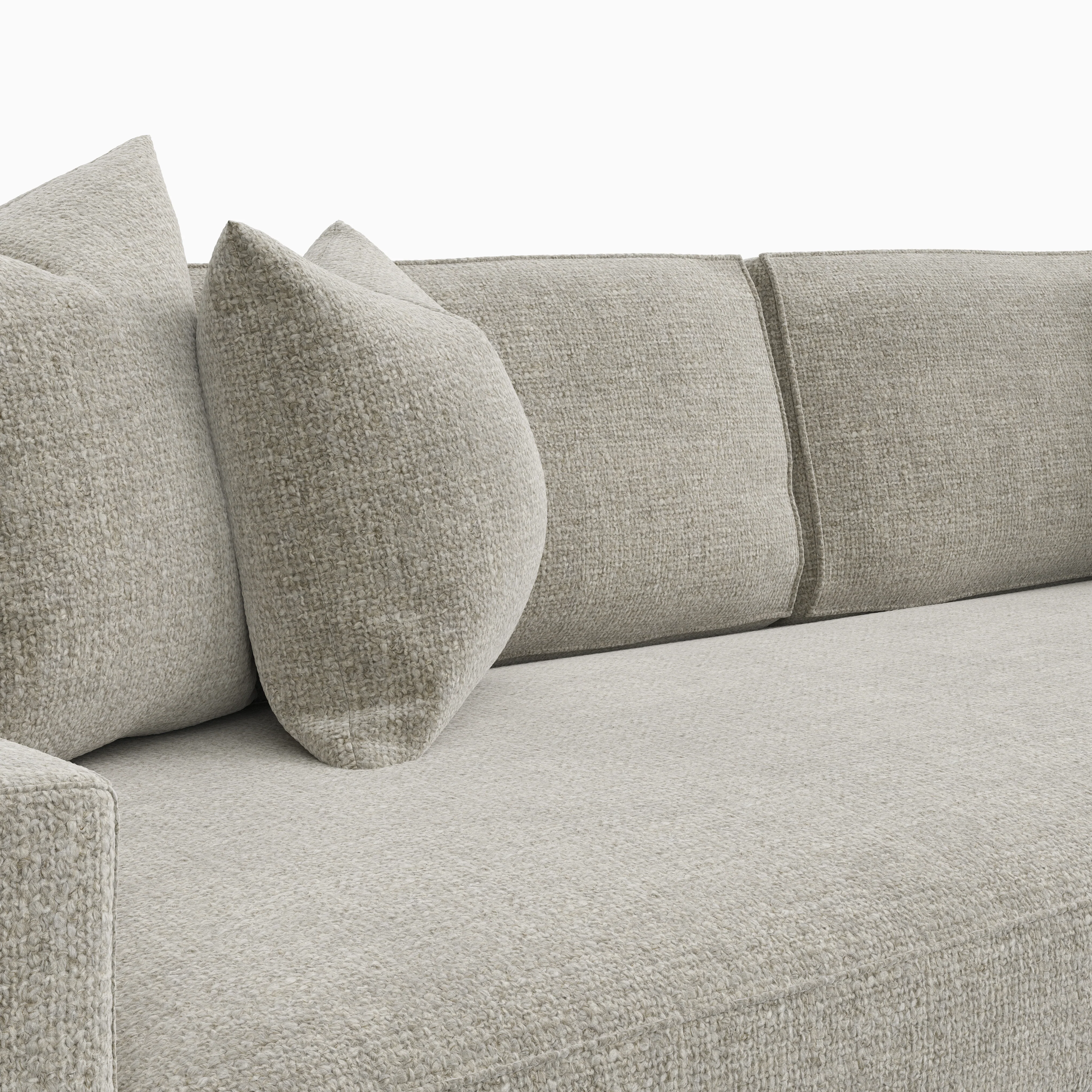 Aleric Sofa in Bone, 110" - Image 3