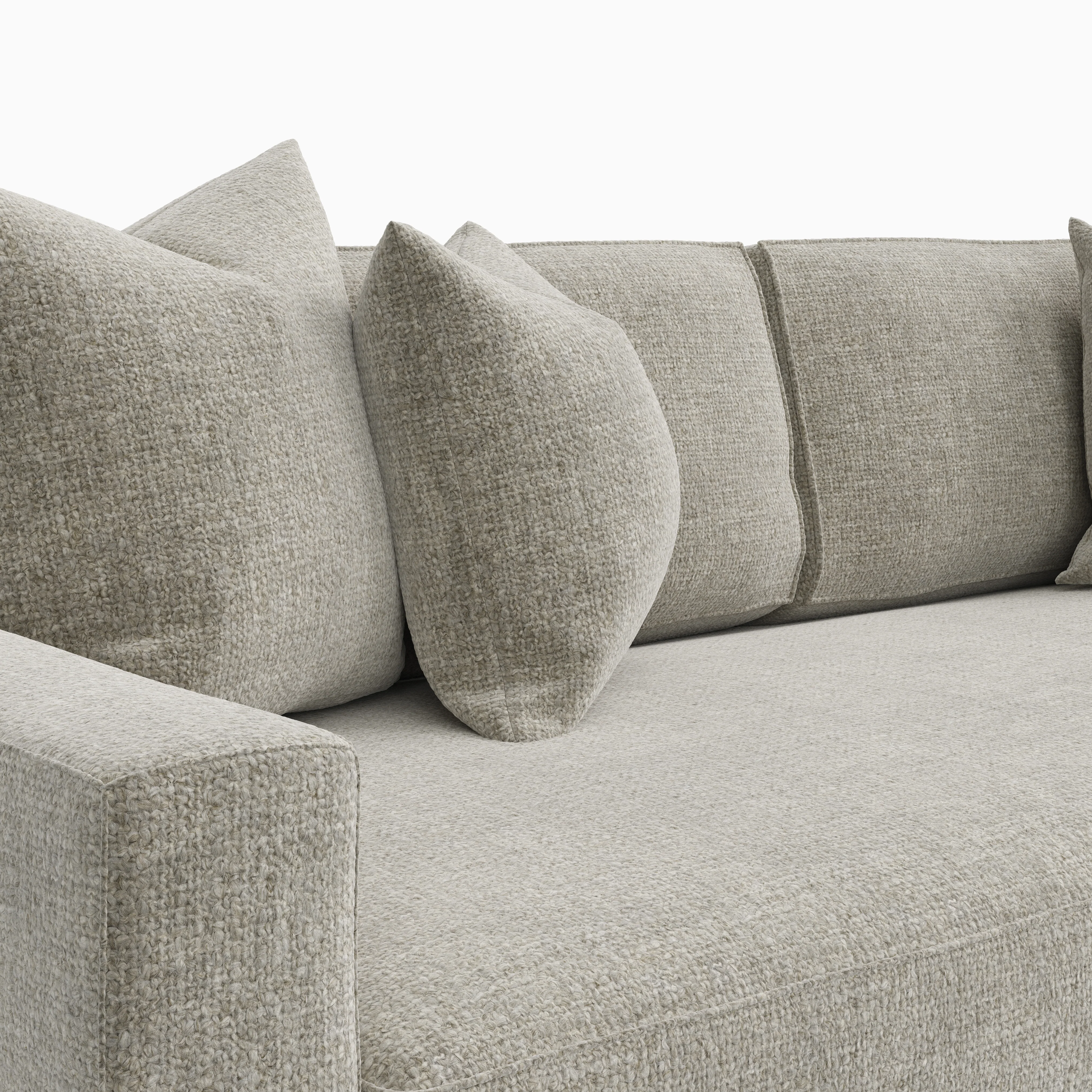 Aleric Sofa in Bone, 98" - Image 3
