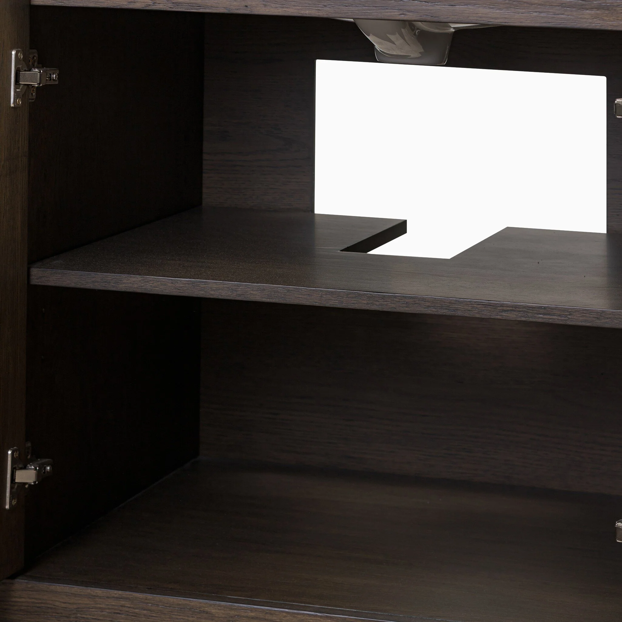 Alisa 72" Double Vanity in Satin Espresso Oak Veneer with Carrara Marble Top - Image 13