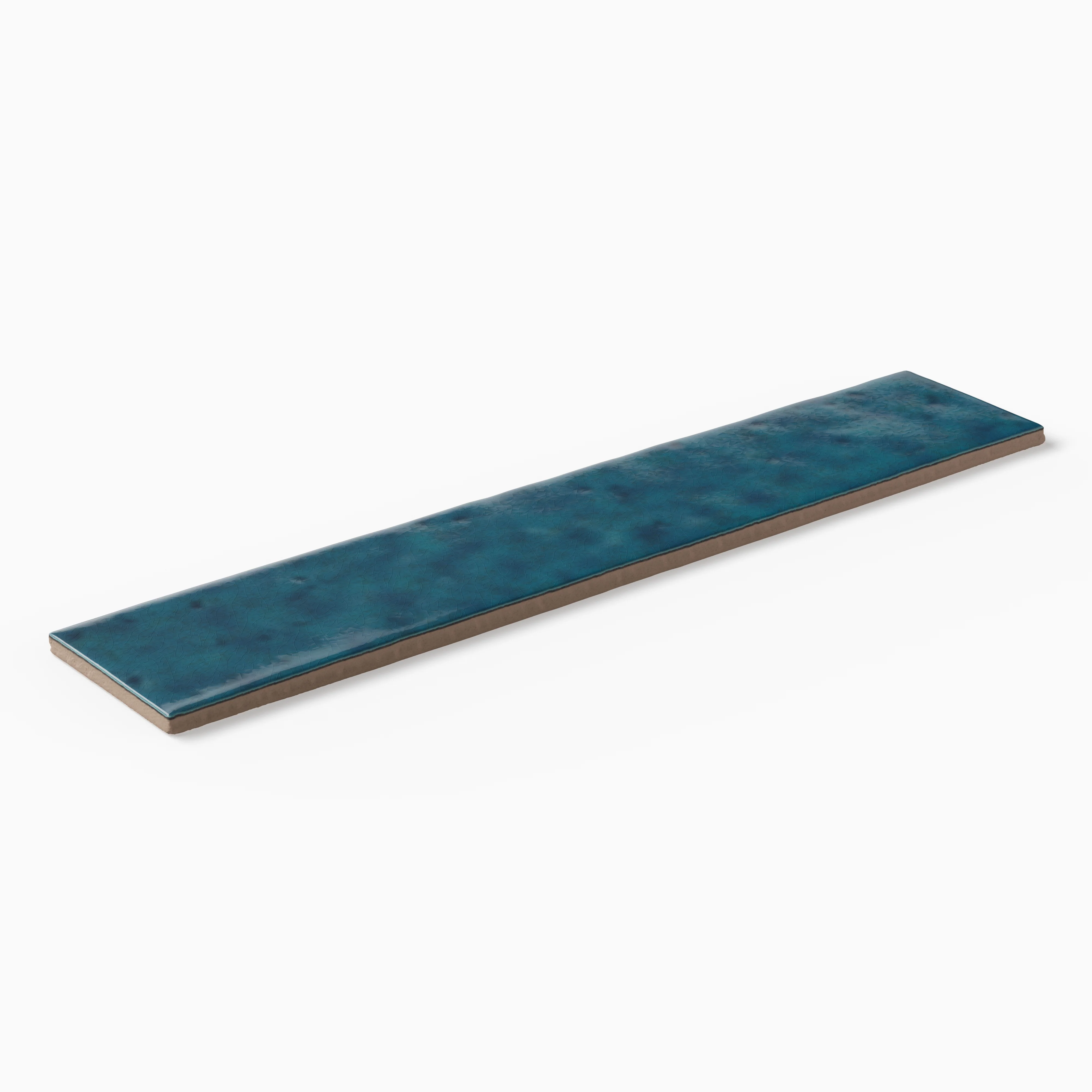 Amelia 2x13 Glossy Crackled Ceramic Tile in Denim - Image 4