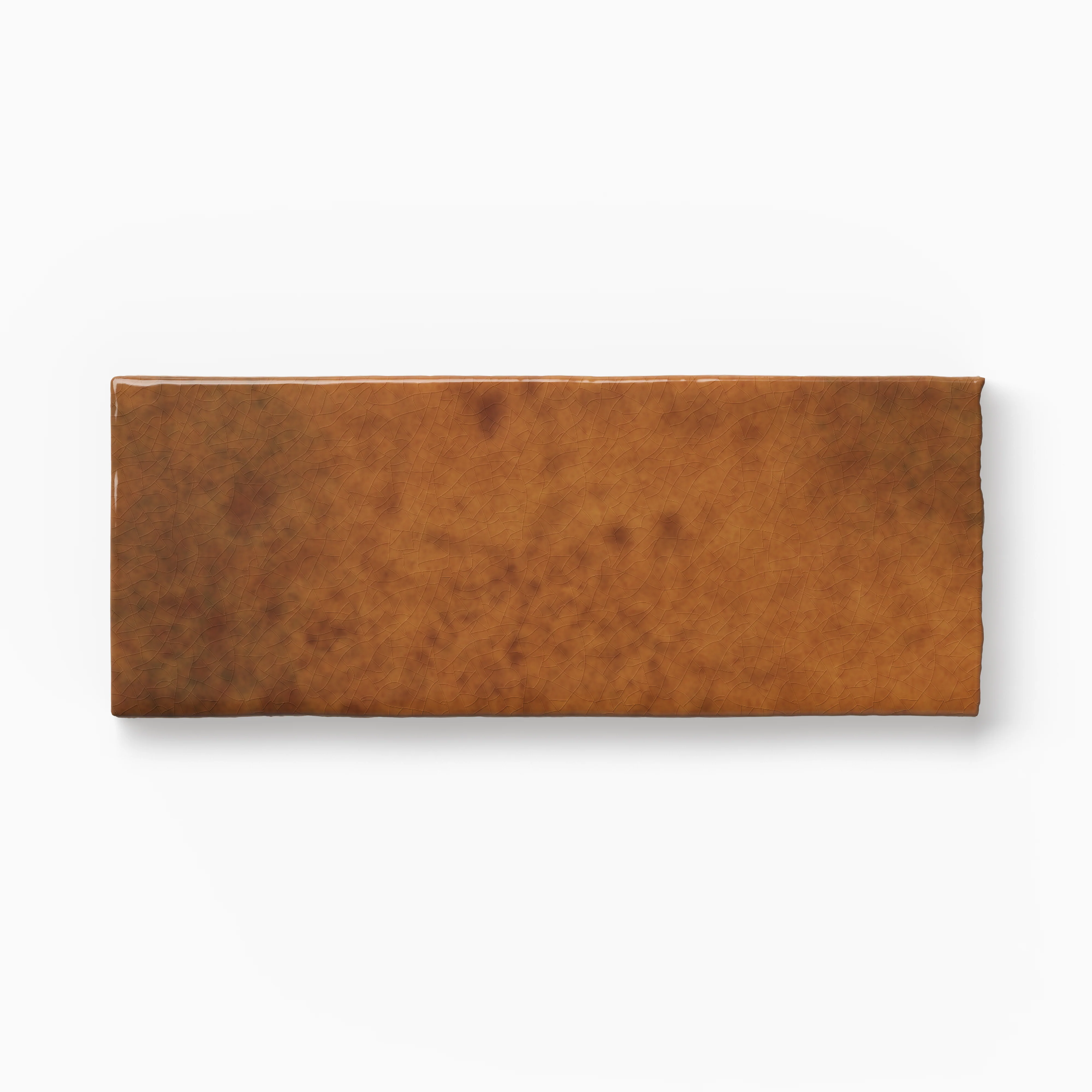Amelia 2x6 Glossy Crackled in Turmeric Sample