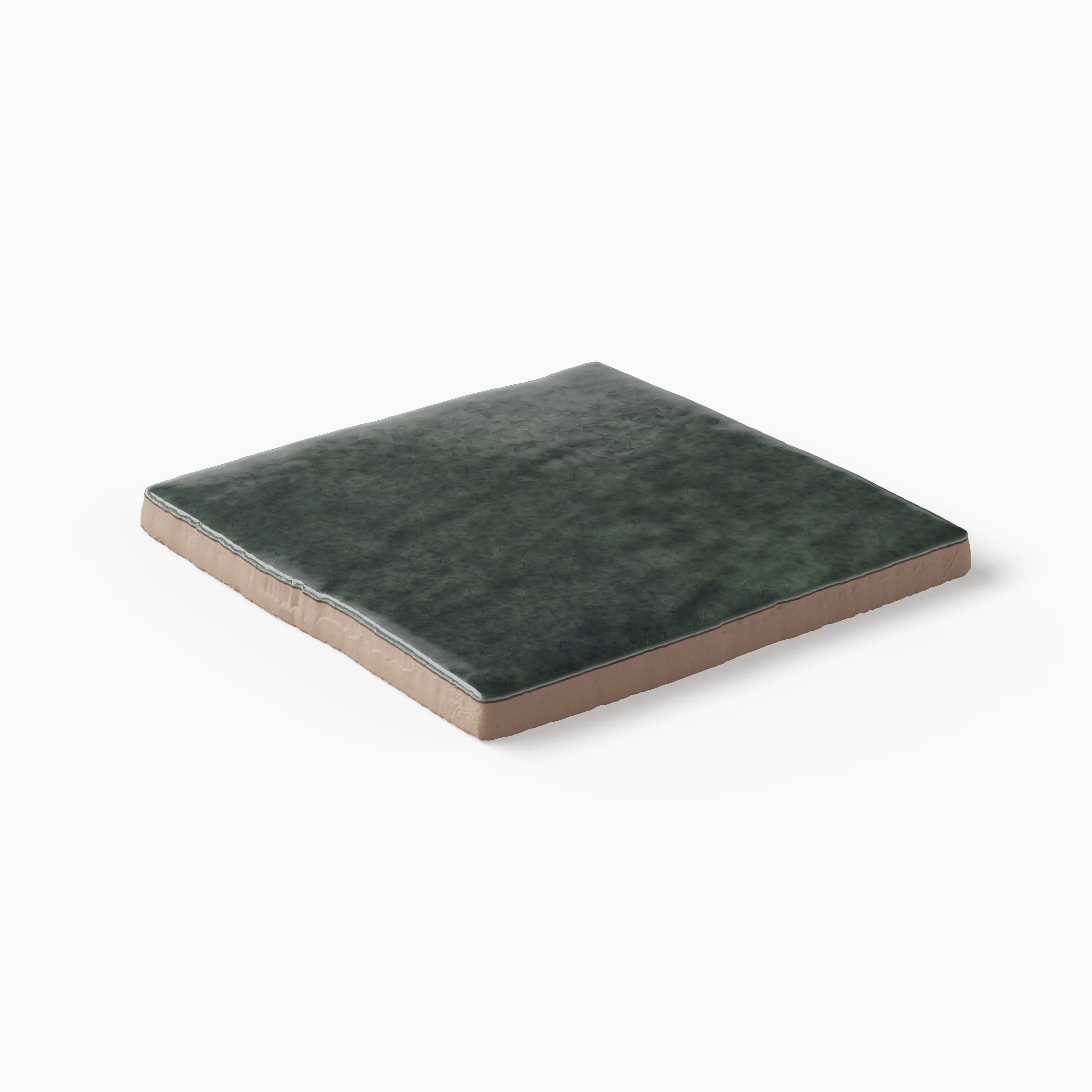 Amelia 4x4 Glossy Crackled Ceramic Tile in Ink - Image 4