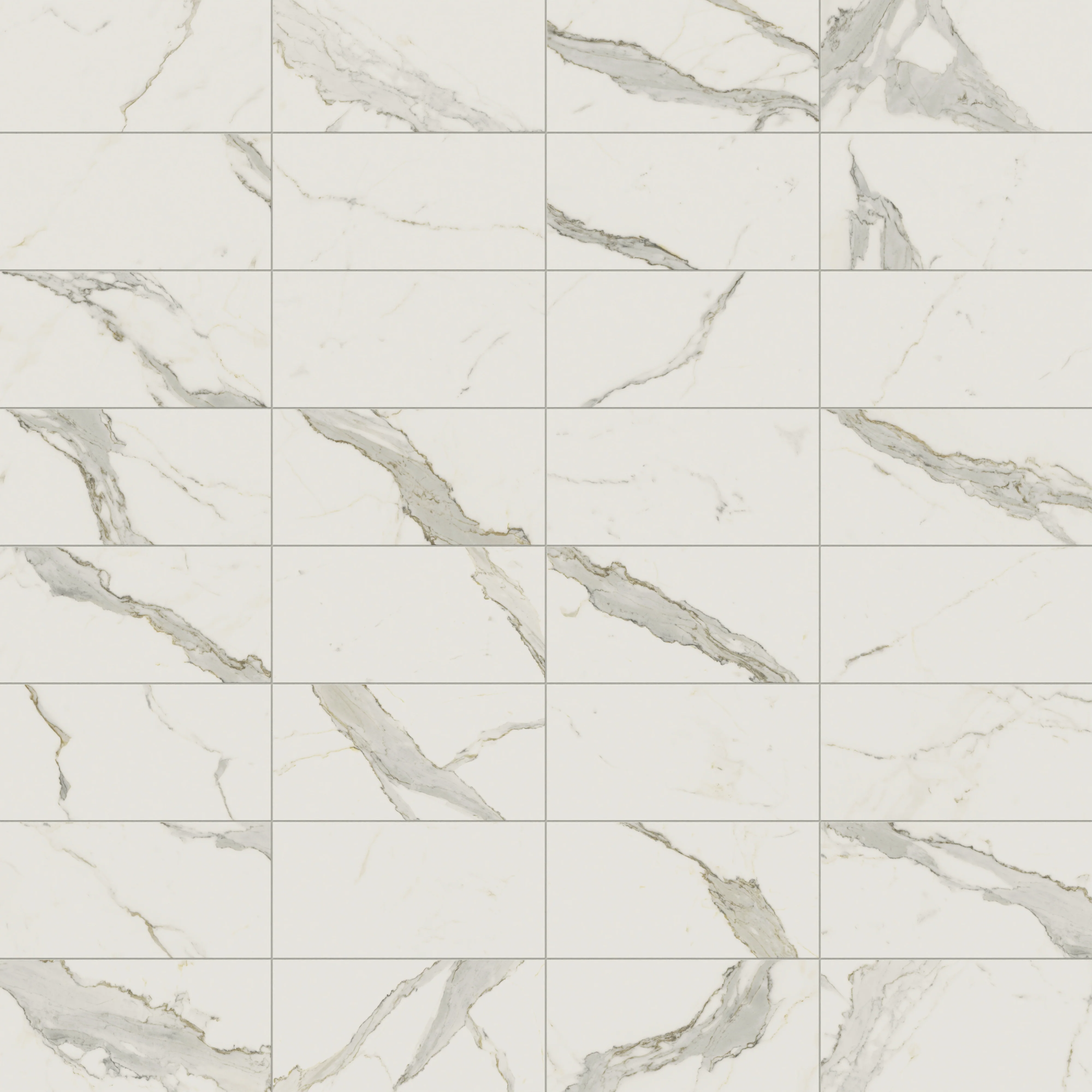 Aniston 12x24 Matte Porcelain Tile in Calacatta Top - Image 5