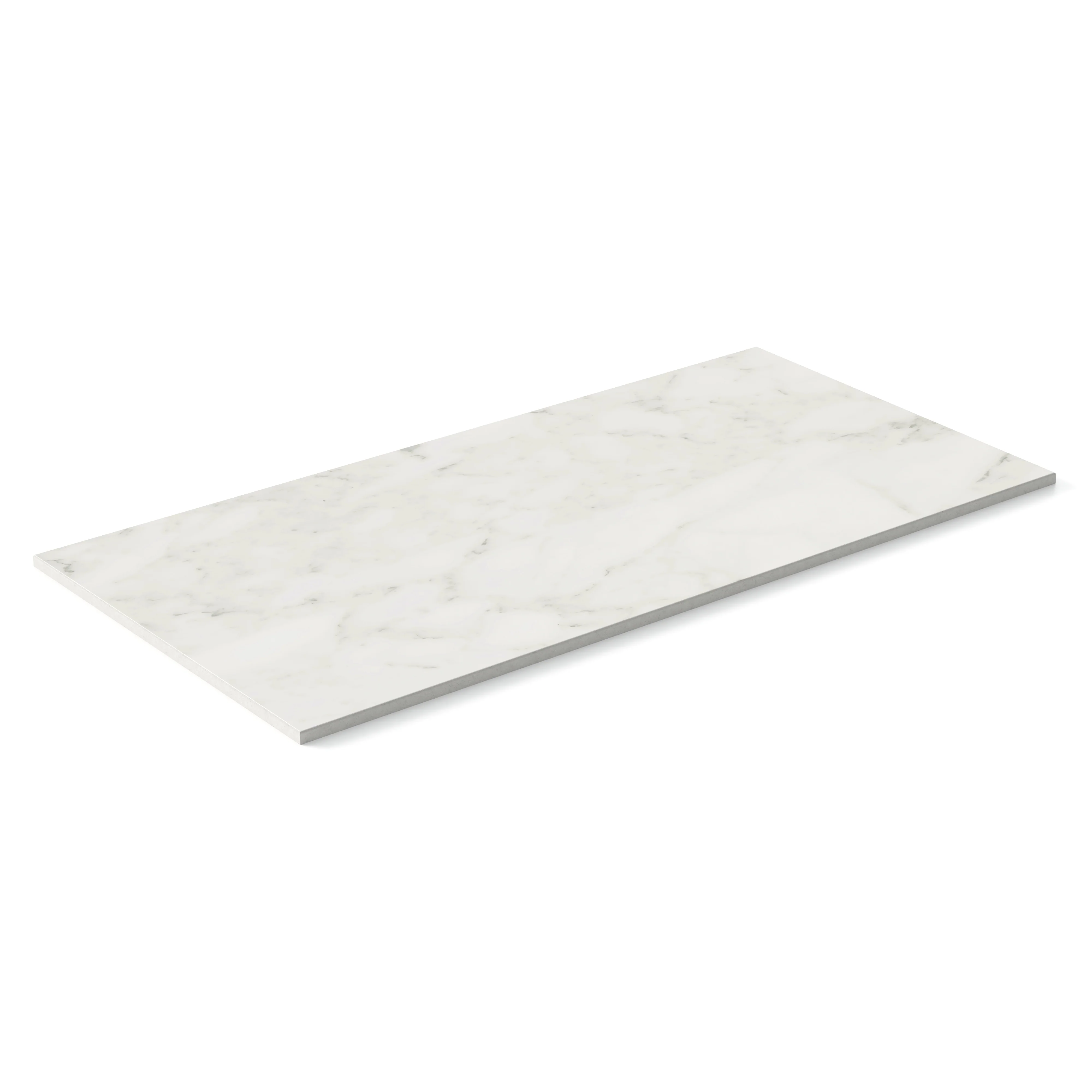 Aniston 12x24 Matte Porcelain Tile in Carrara Bianco - Image 4