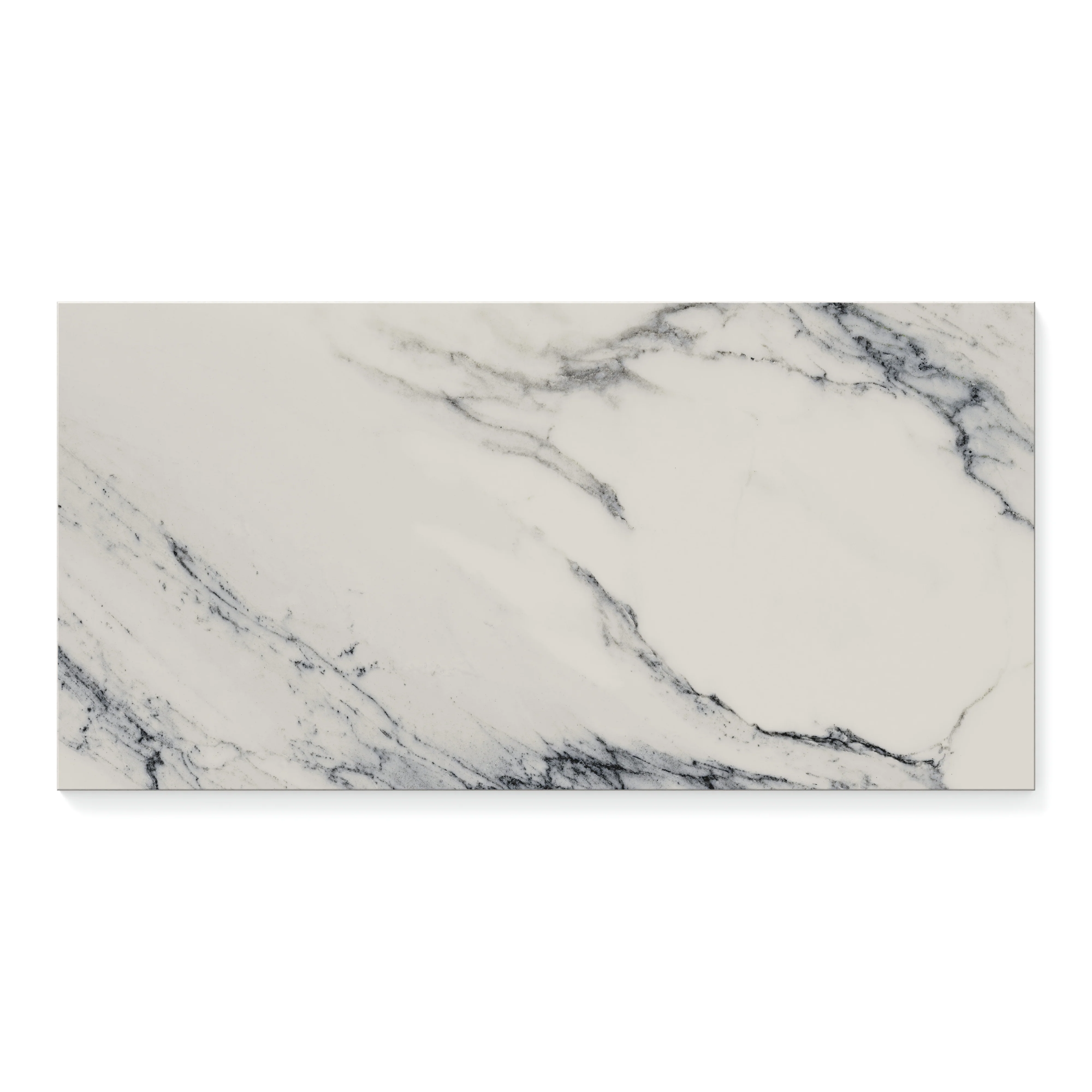 Aniston 12x24 Polished Porcelain Tile in Calacatta Antico - Image 2