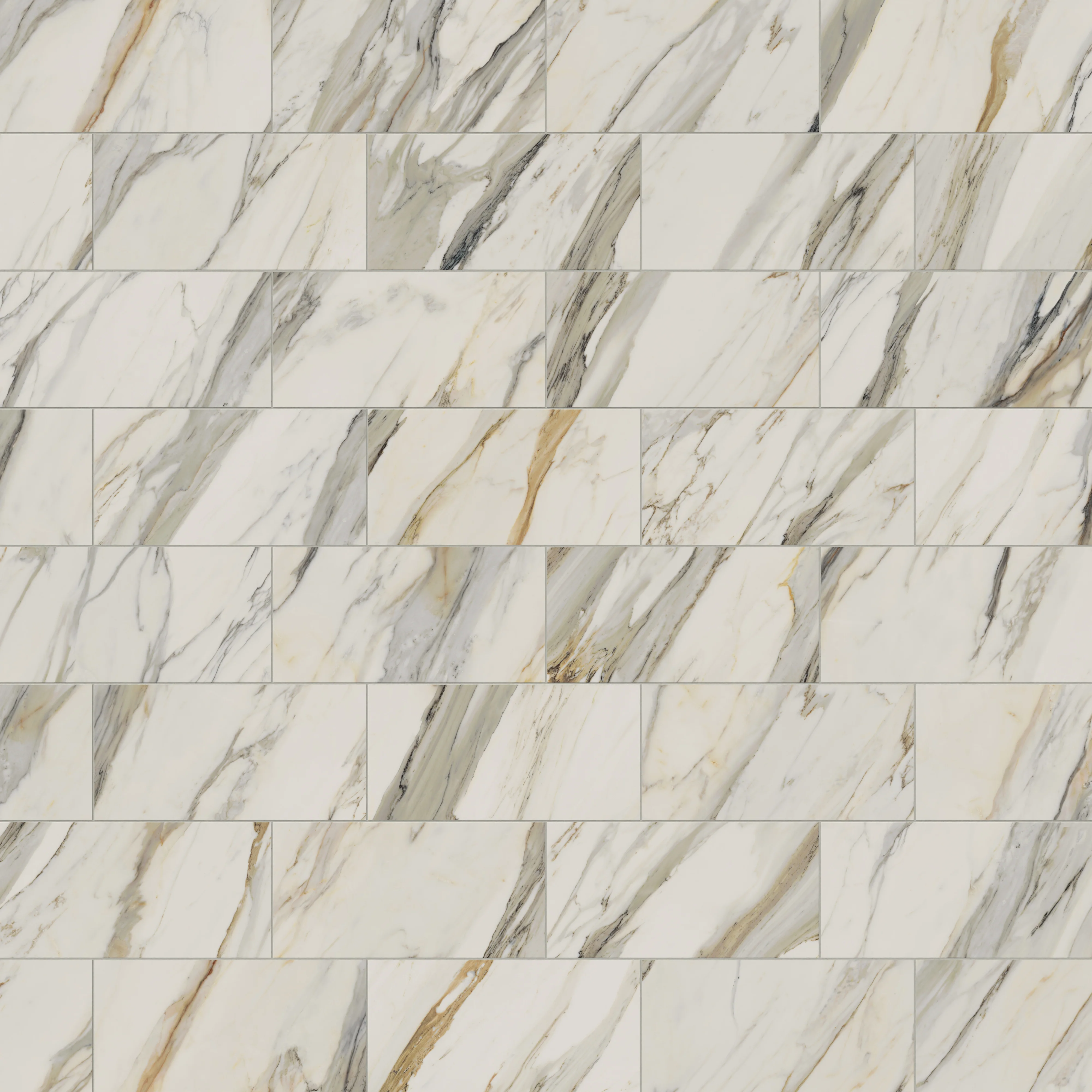 Aniston 12x24 Polished Porcelain Tile in Calacatta Cremo - Image 8