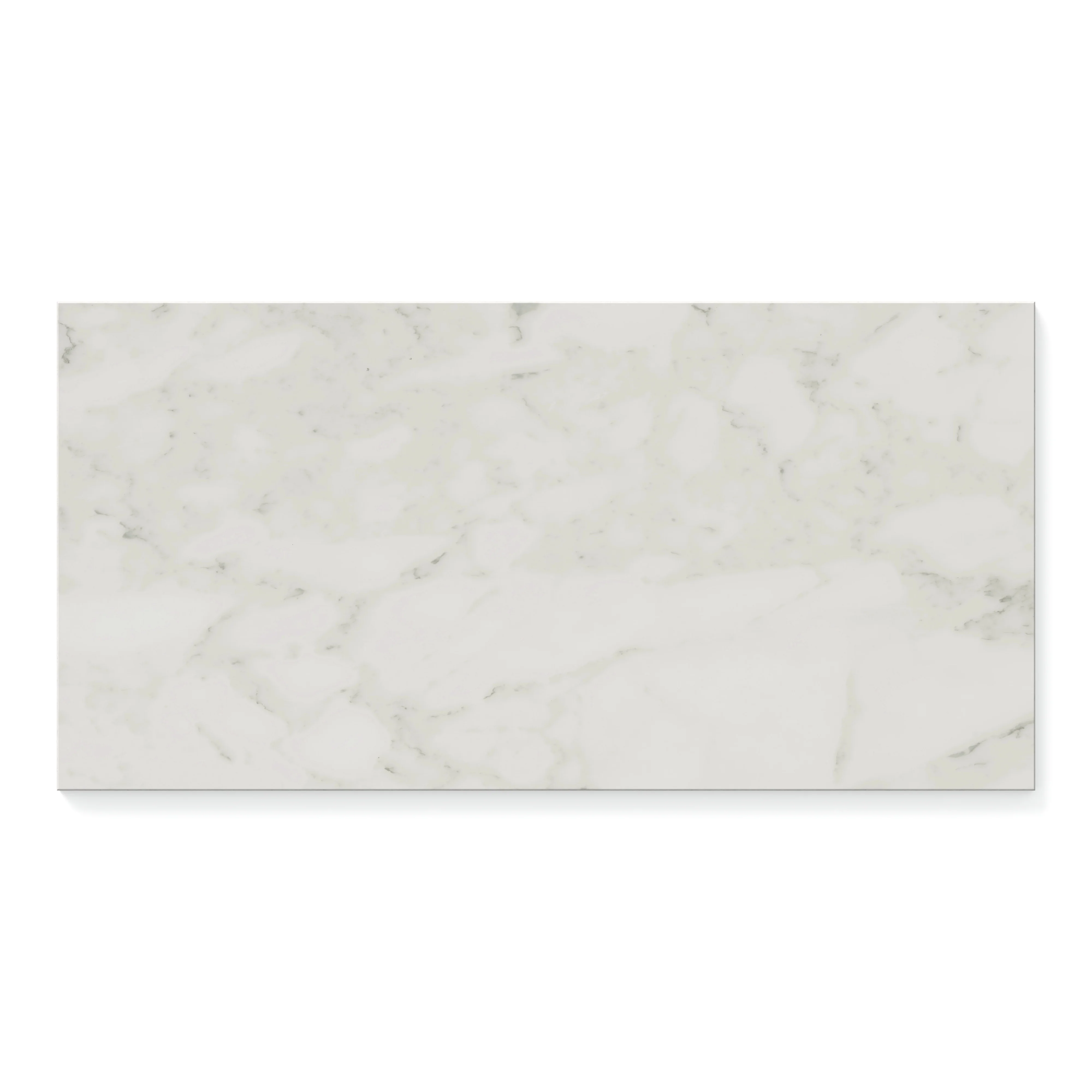 Aniston 12x24 Polished Porcelain Tile in Carrara Bianco - Image 3