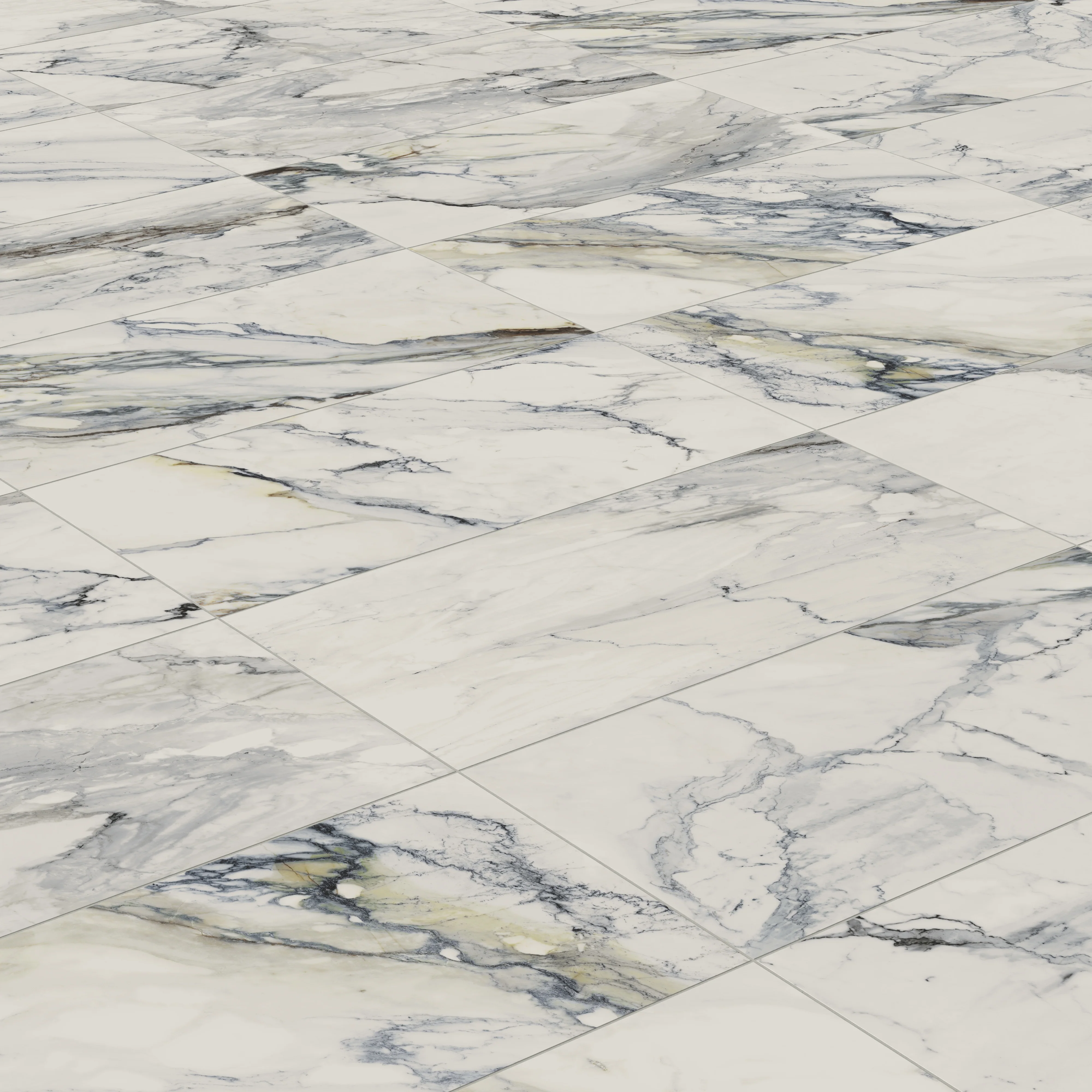 Aniston 24x48 Matte Porcelain Tile in Calacatta Antico - Image 5
