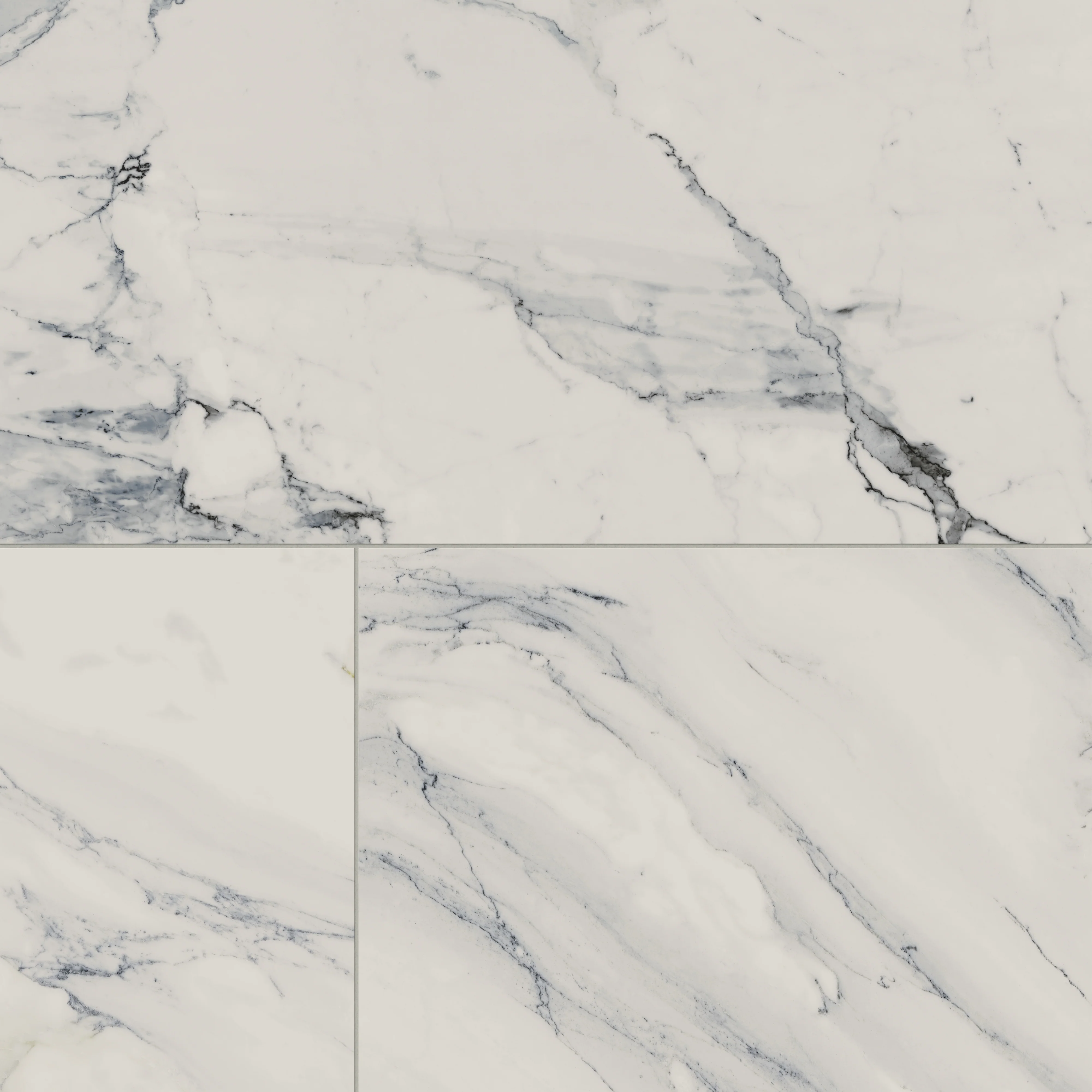 Aniston 24x48 Matte Porcelain Tile in Calacatta Antico - Image 8