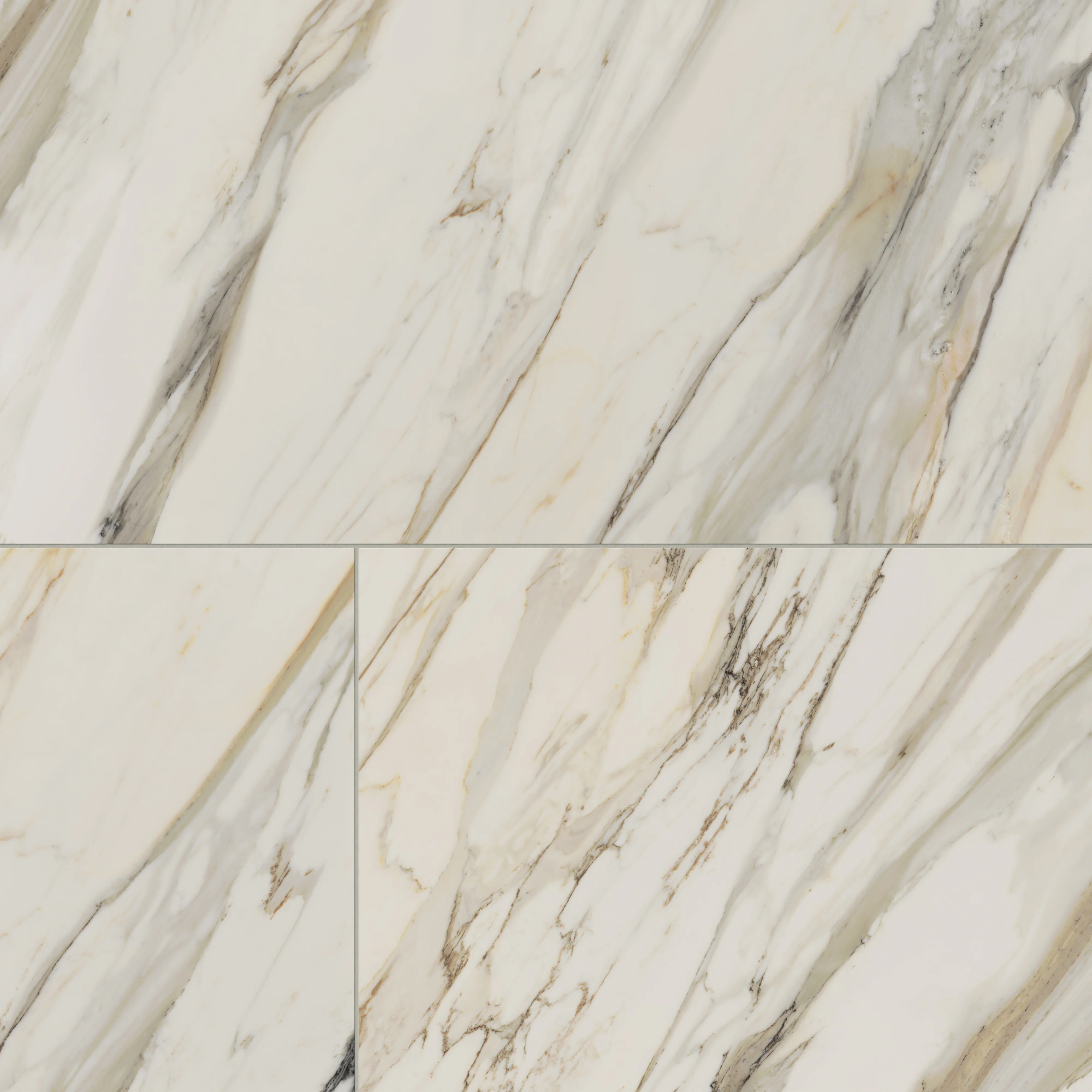 Aniston 24x48 Matte Porcelain Tile in Calacatta Cremo - Image 8