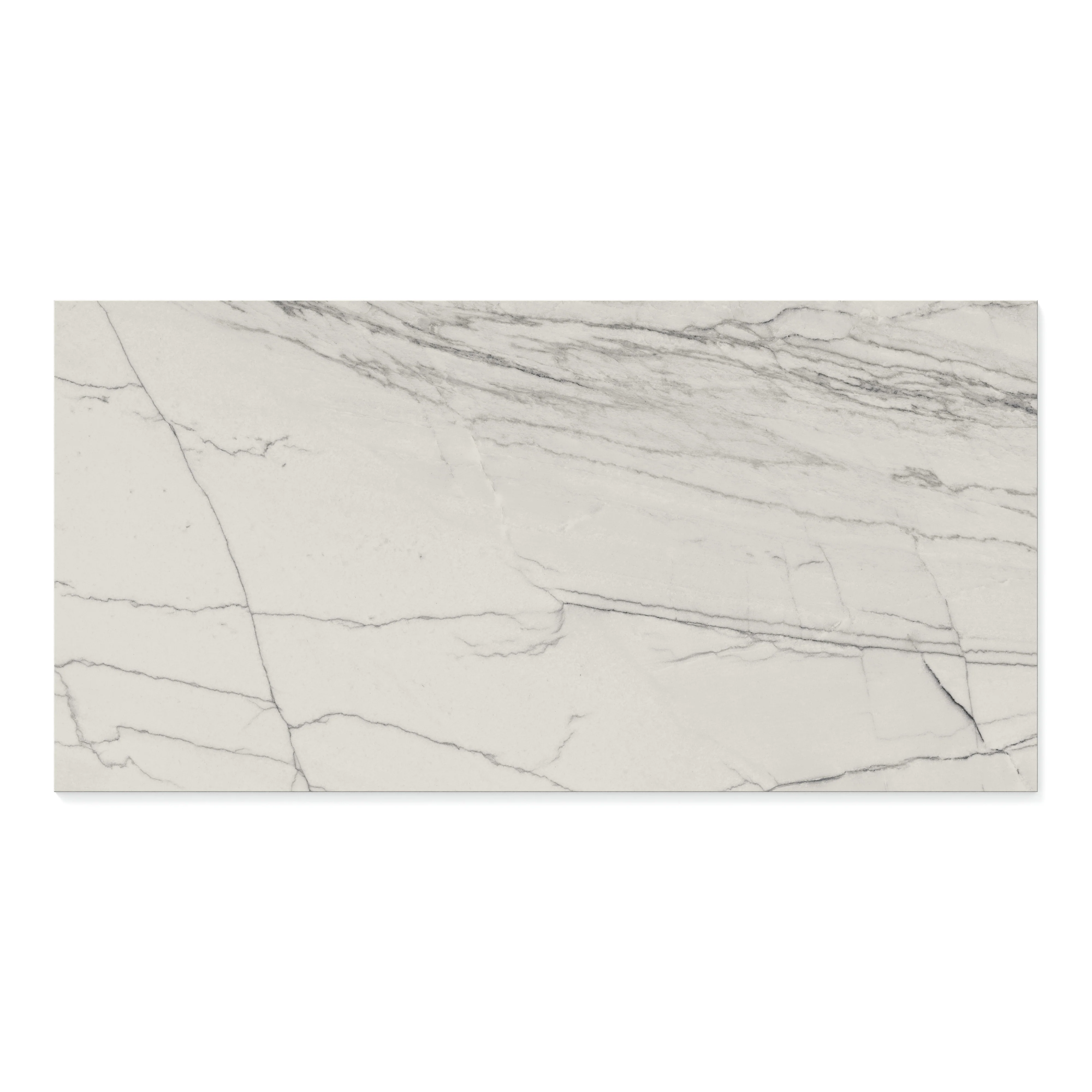 Aniston 24x48 Matte Porcelain Tile in Calacatta Quarzite - Image 3