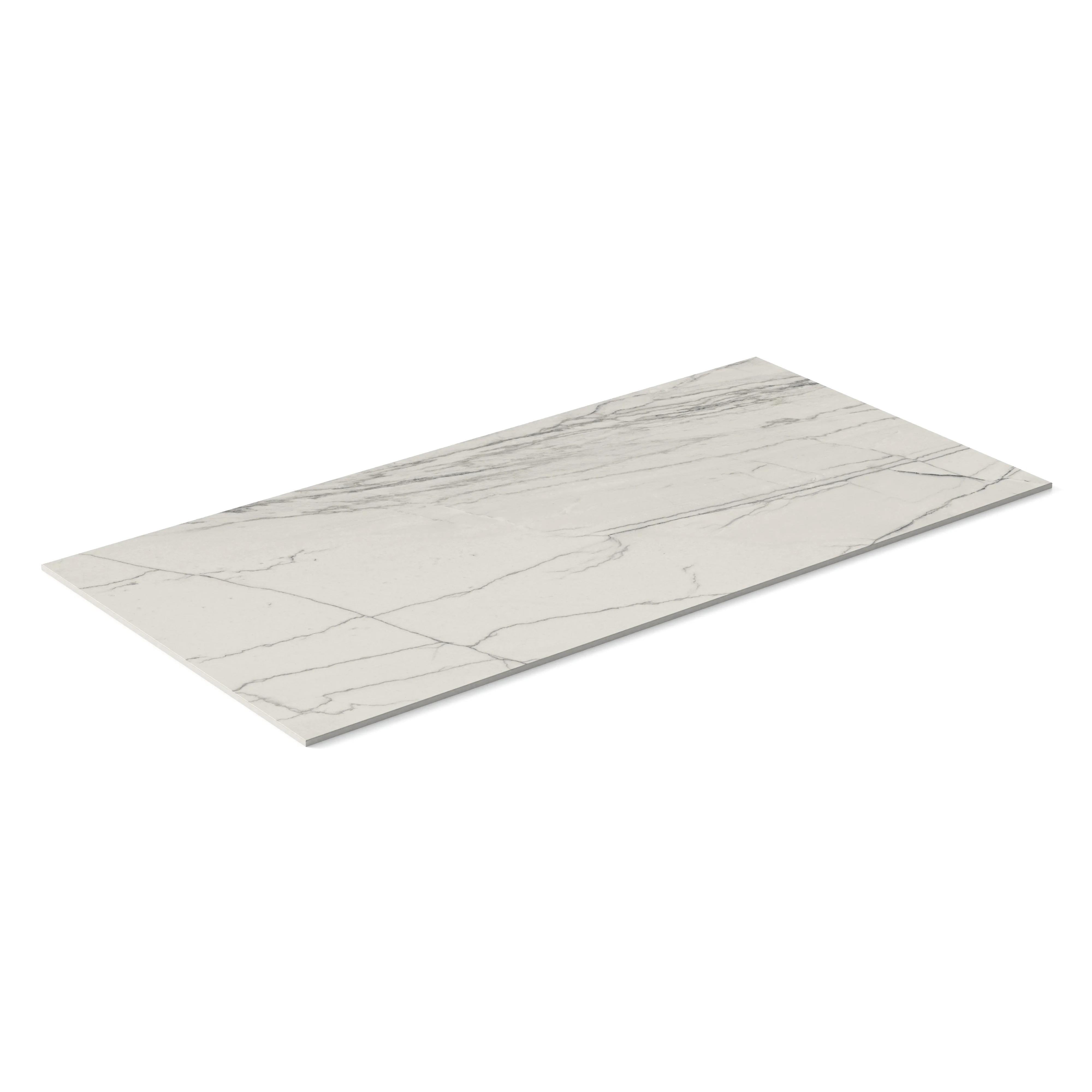 Aniston 24x48 Matte Porcelain Tile in Calacatta Quarzite - Image 4