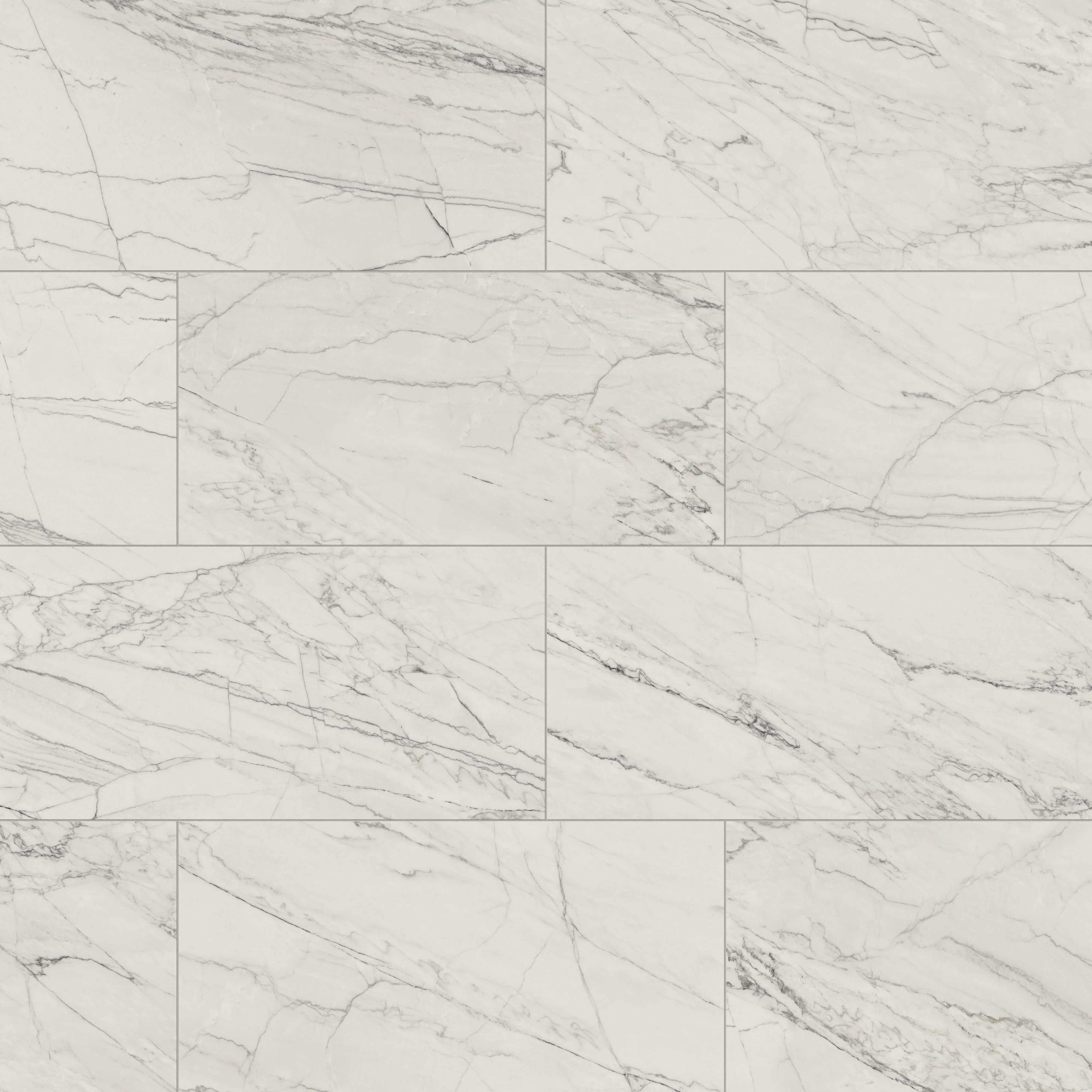 Aniston 24x48 Matte Porcelain Tile in Calacatta Quarzite - Image 9