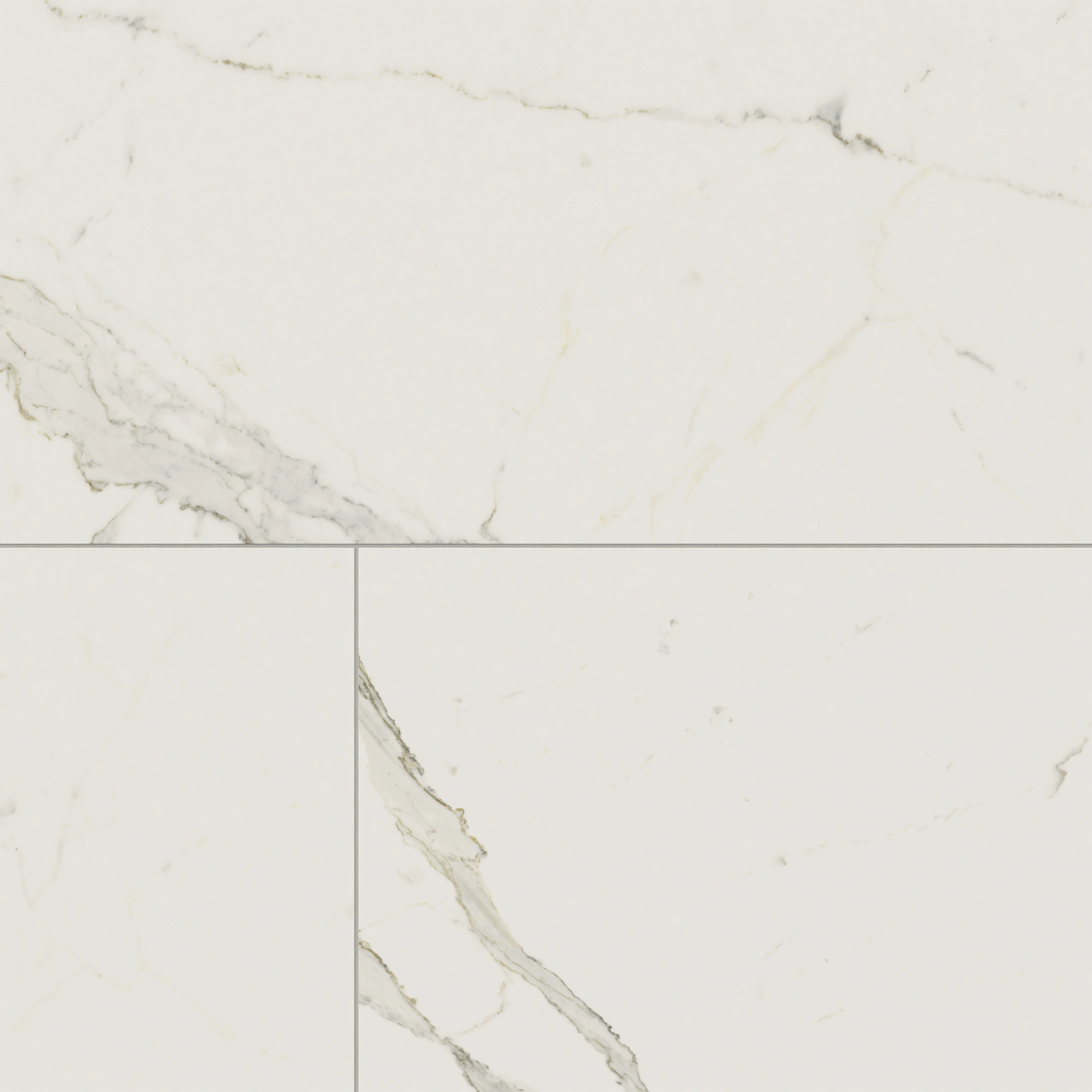 Aniston 24x48 Matte Porcelain Tile in Calacatta Top - Image 8