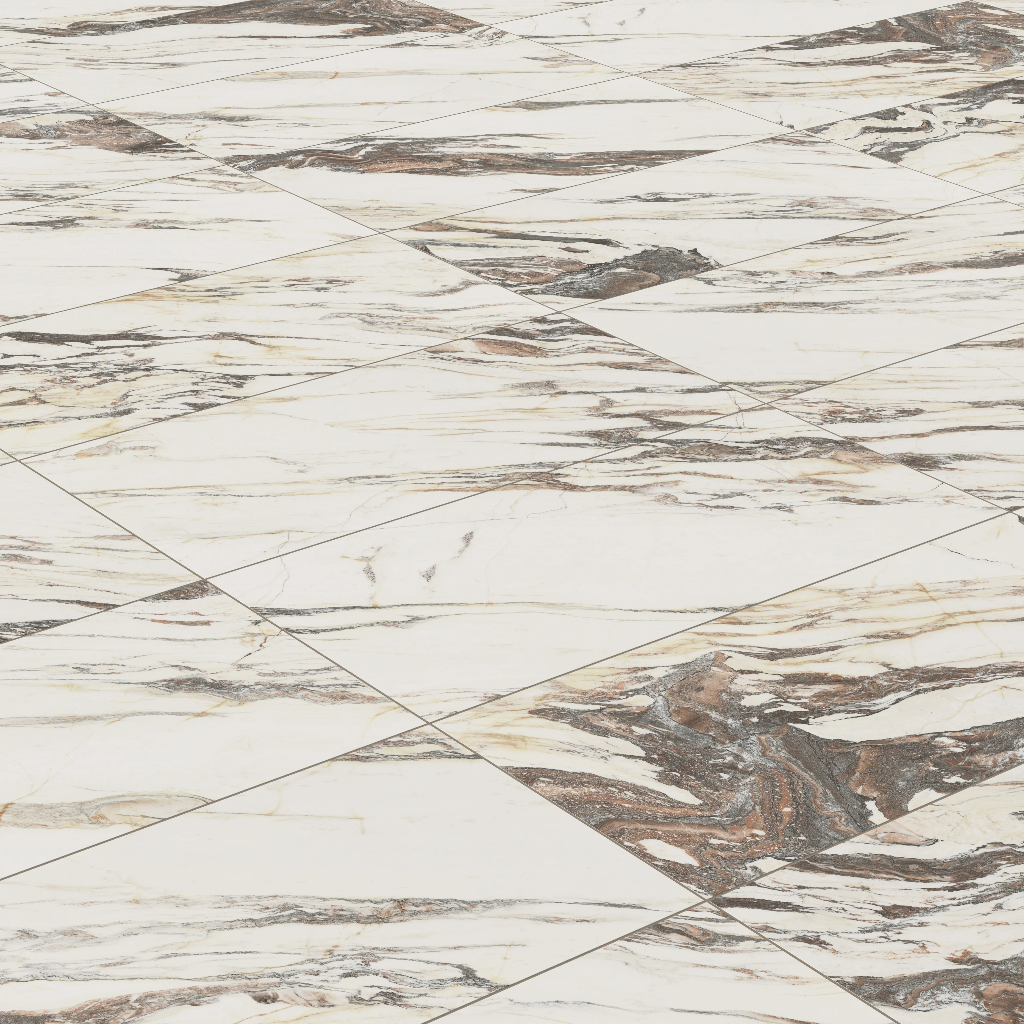 Aniston 24x48 Matte Porcelain Tile in Calacatta Viola - Image 5
