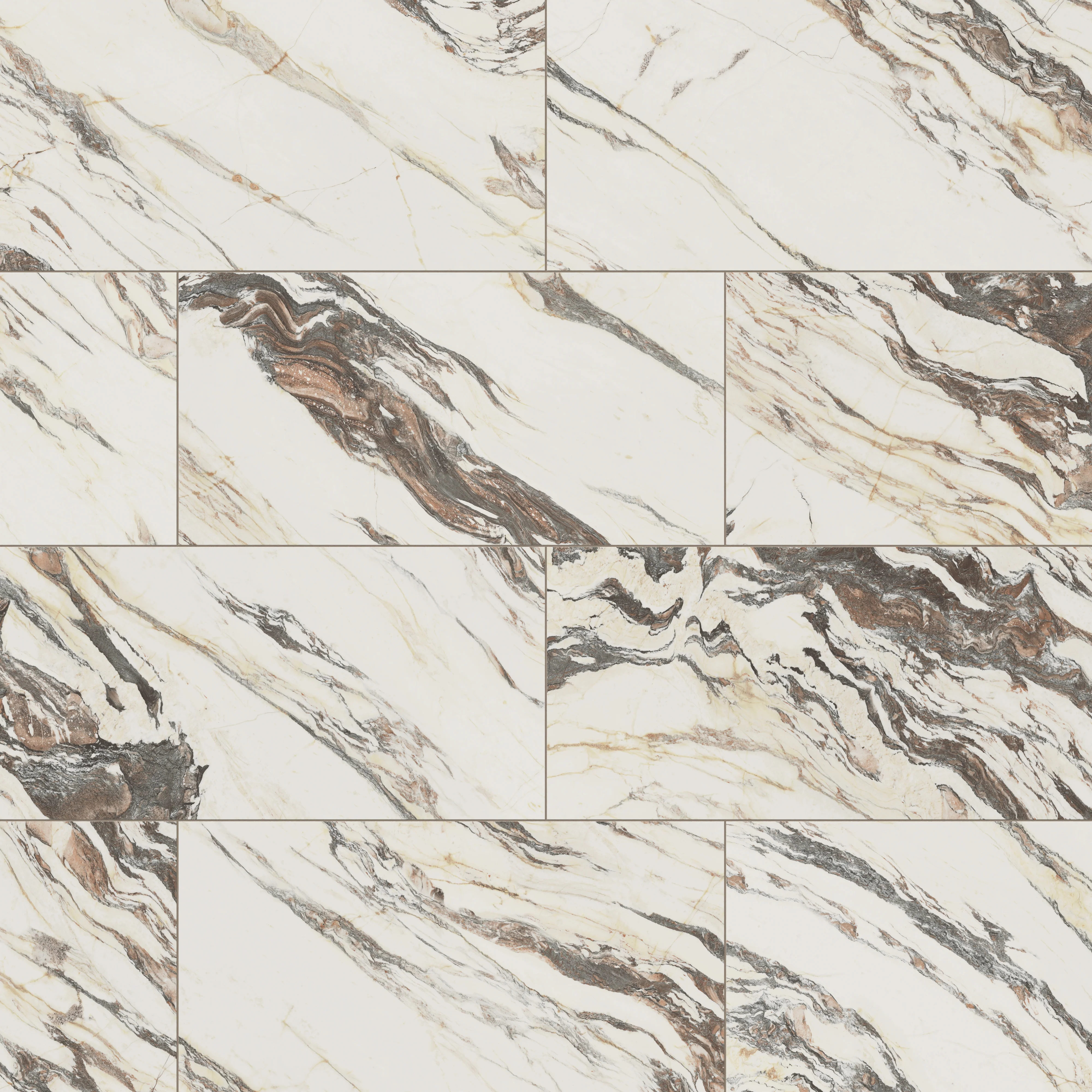 Aniston 24x48 Matte Porcelain Tile in Calacatta Viola - Image 9