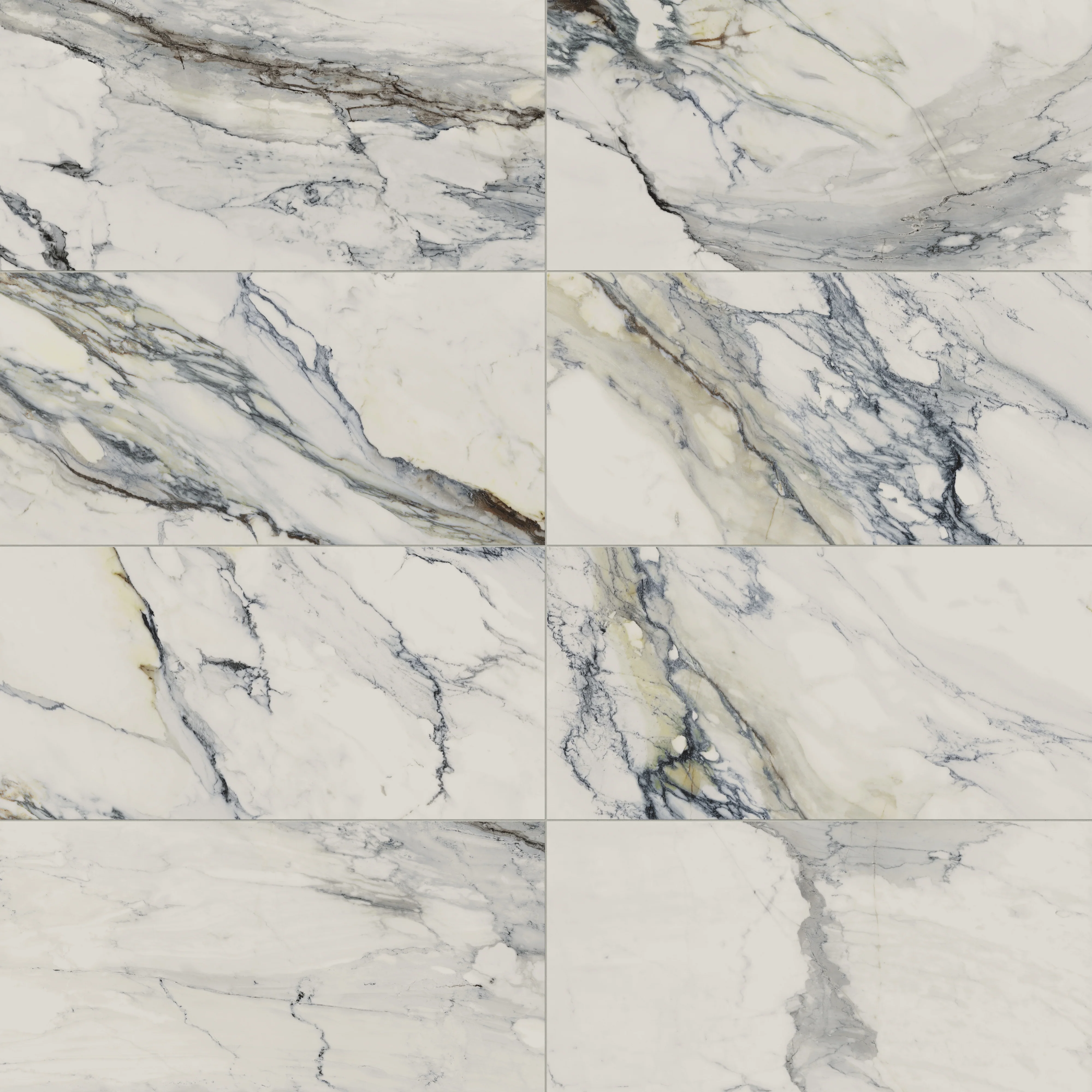 Aniston 24x48 Polished Porcelain Tile in Calacatta Antico - Image 6