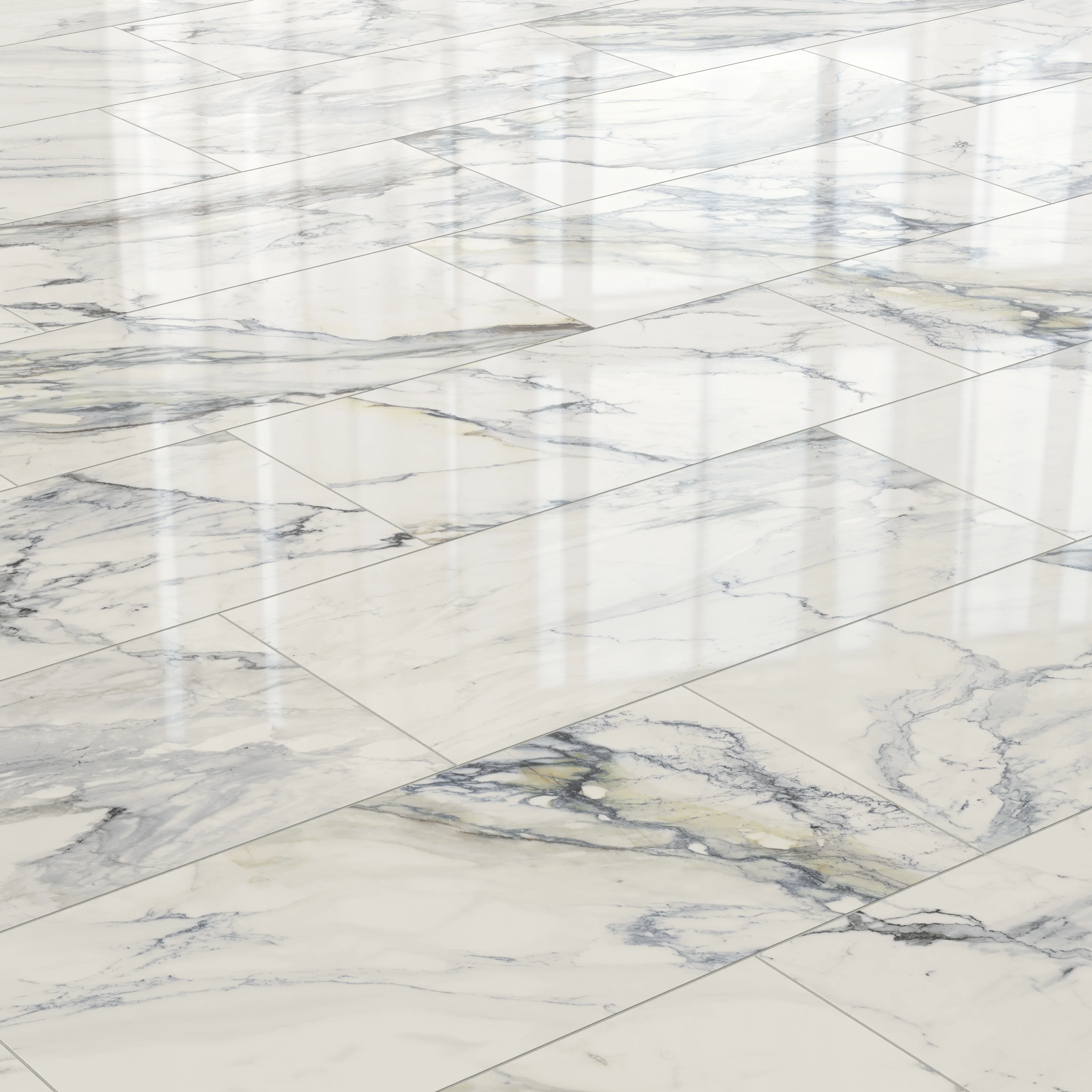 Aniston 24x48 Polished Porcelain Tile in Calacatta Antico - Image 7