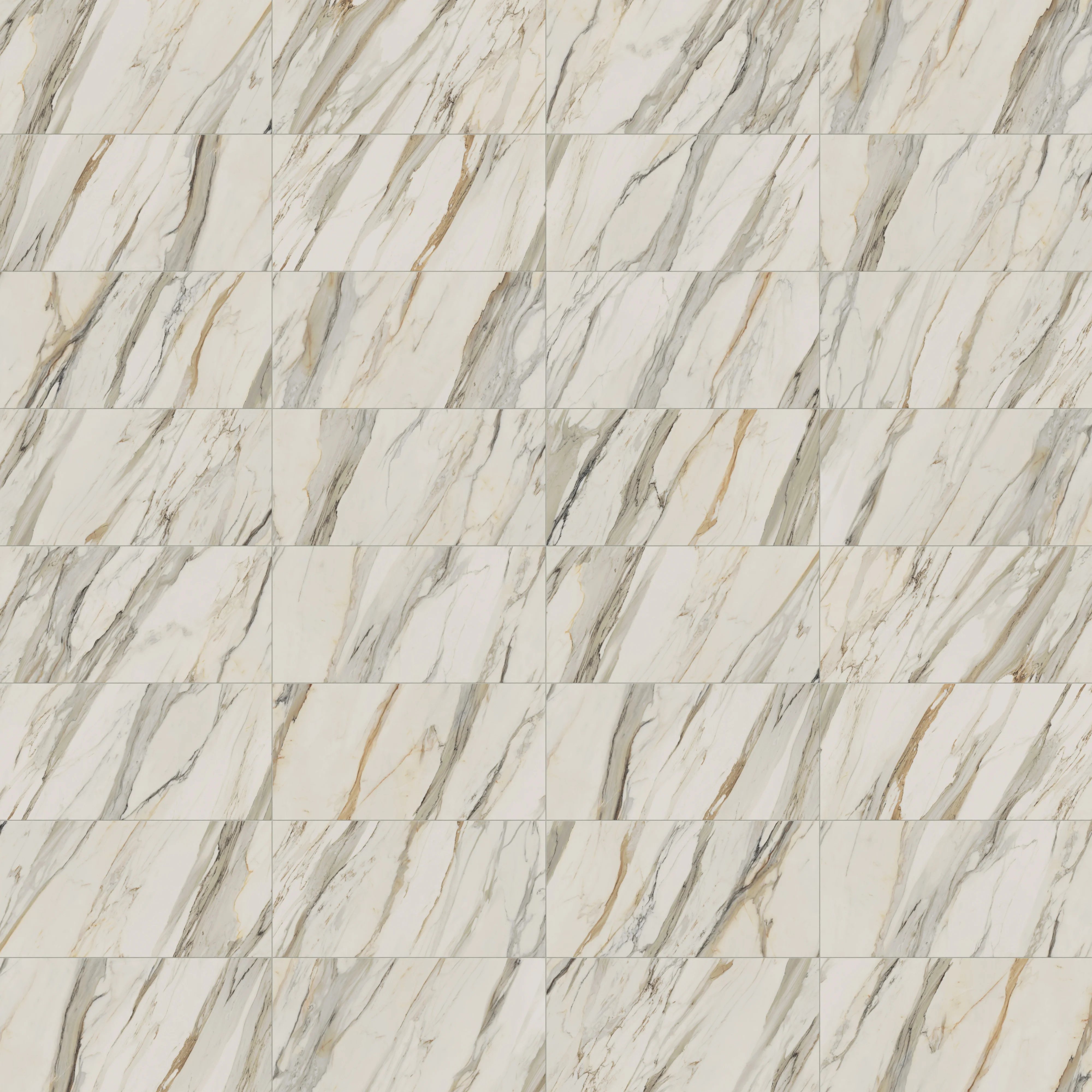 Aniston 24x48 Polished Porcelain Tile in Calacatta Cremo - Image 10