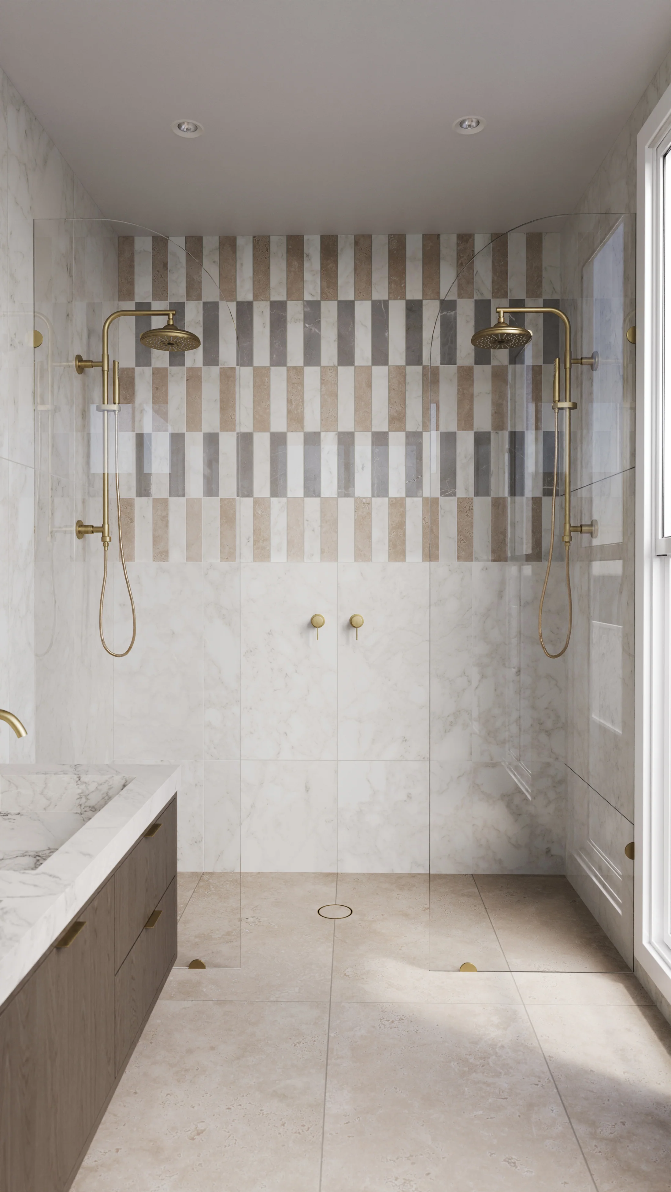 Aniston 24x48 Polished Porcelain Tile in Carrara Bianco - Image 4
