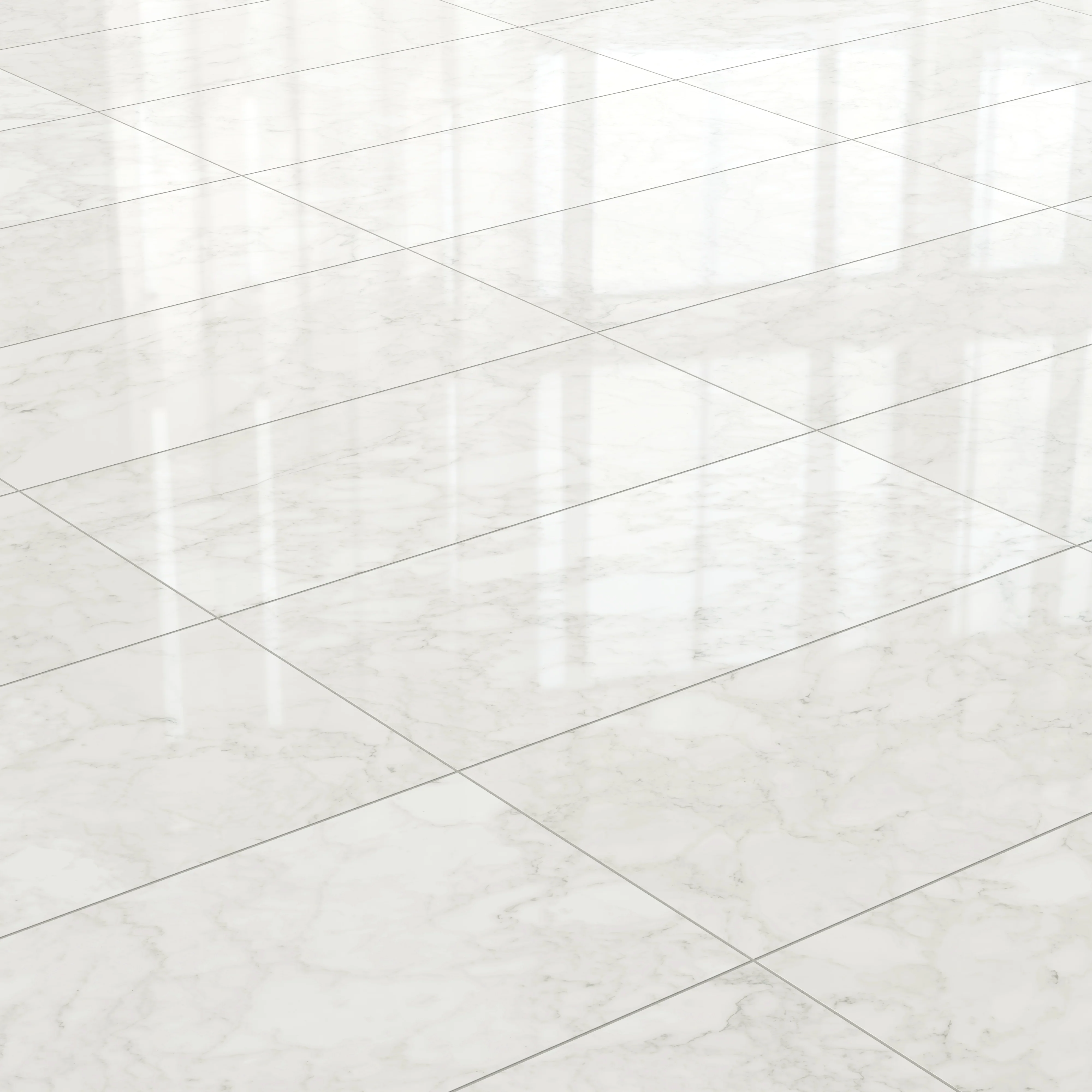 Aniston 24x48 Polished Porcelain Tile in Carrara Bianco - Image 6