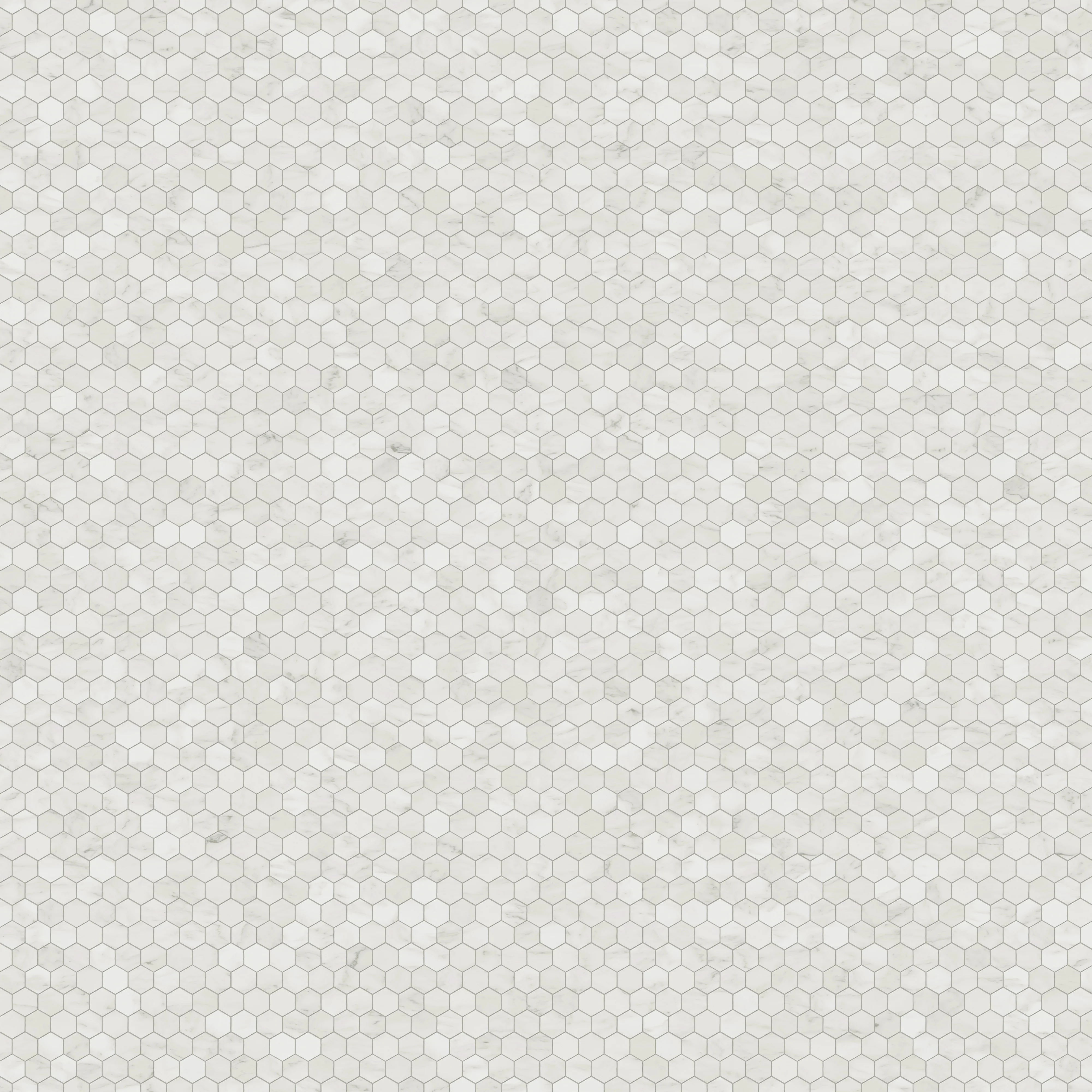 Aniston 2x2 Matte Porcelain Hexagon Mosaic Tile in Carrara Bianco - Image 6