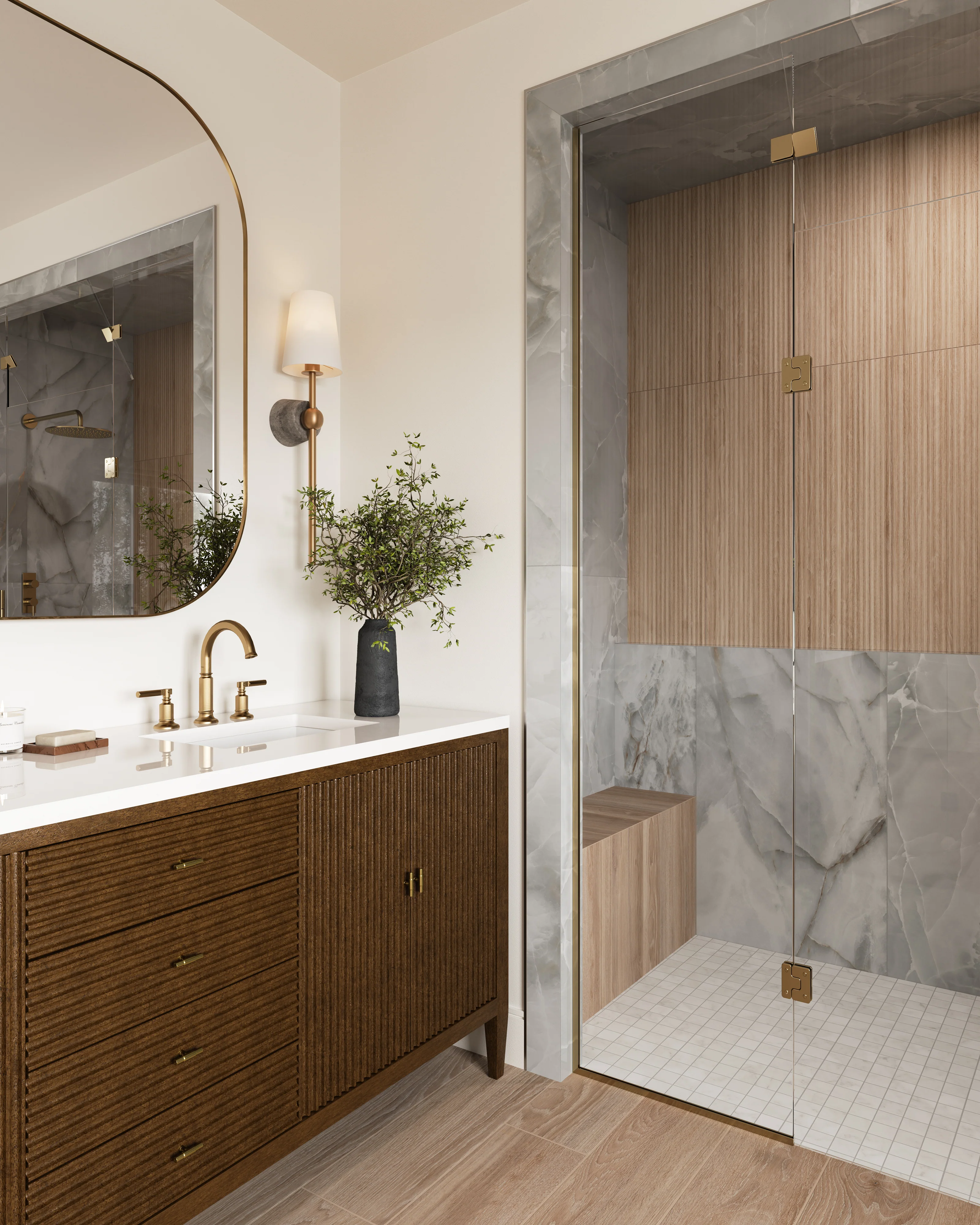 Aniston 2x2 Matte Porcelain Mosaic Tile in Carrara Bianco - Image 10