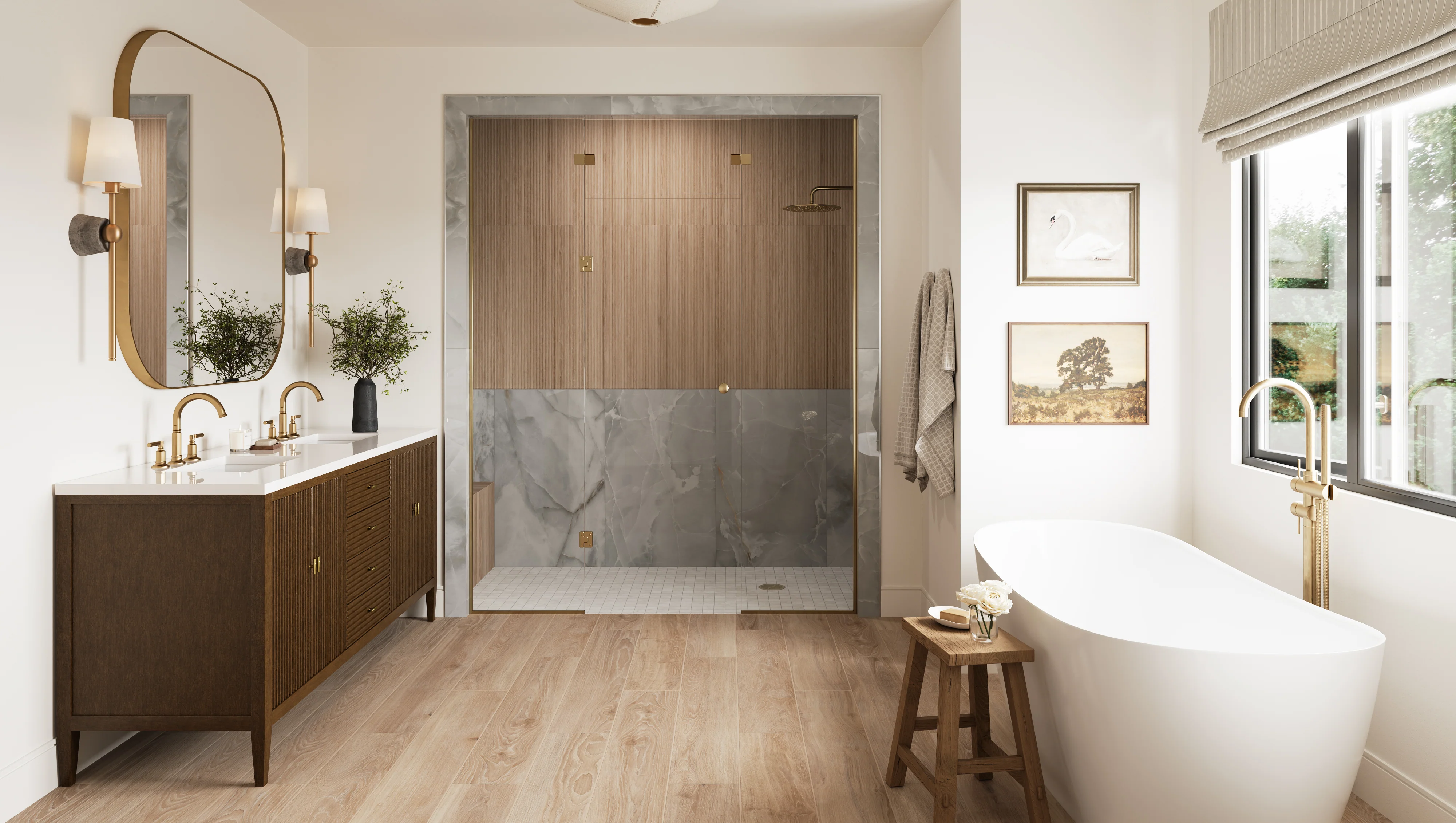 Aniston 2x2 Matte Porcelain Mosaic Tile in Carrara Bianco - Image 9