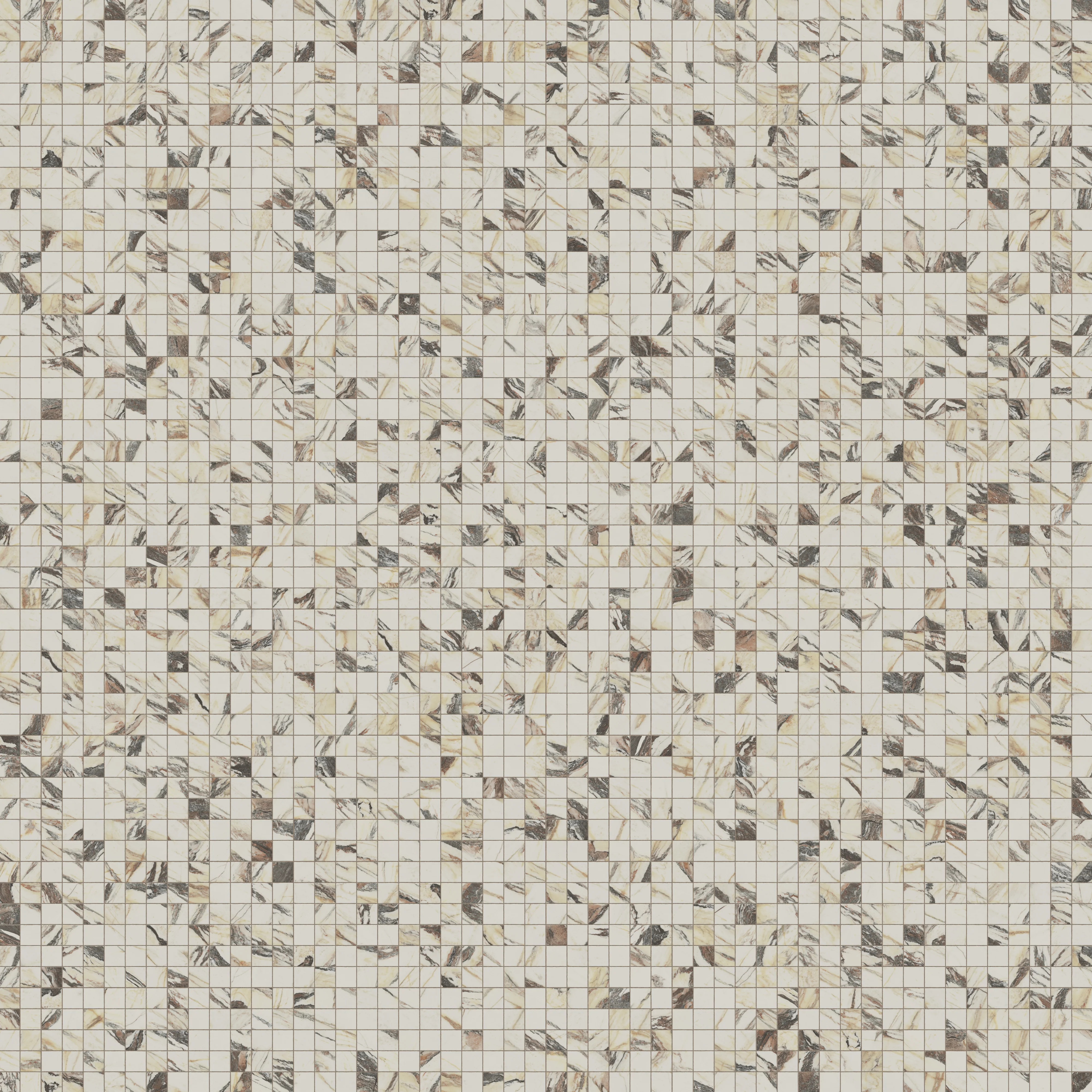 Aniston 2x2 Polished Porcelain Mosaic Tile in Calacatta Viola - Image 5