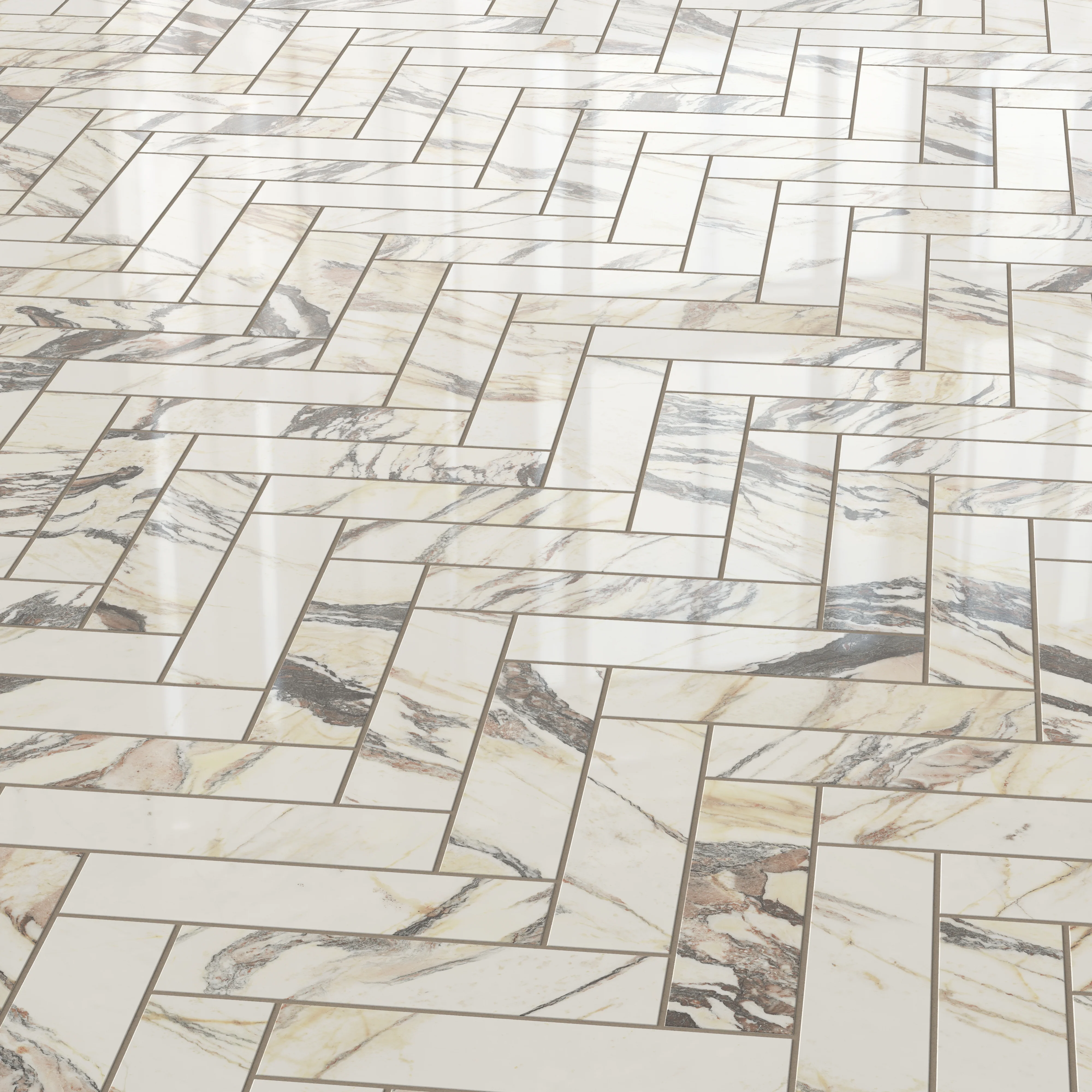 Aniston 3x12 Polished Porcelain Tile in Calacatta Viola - Image 13