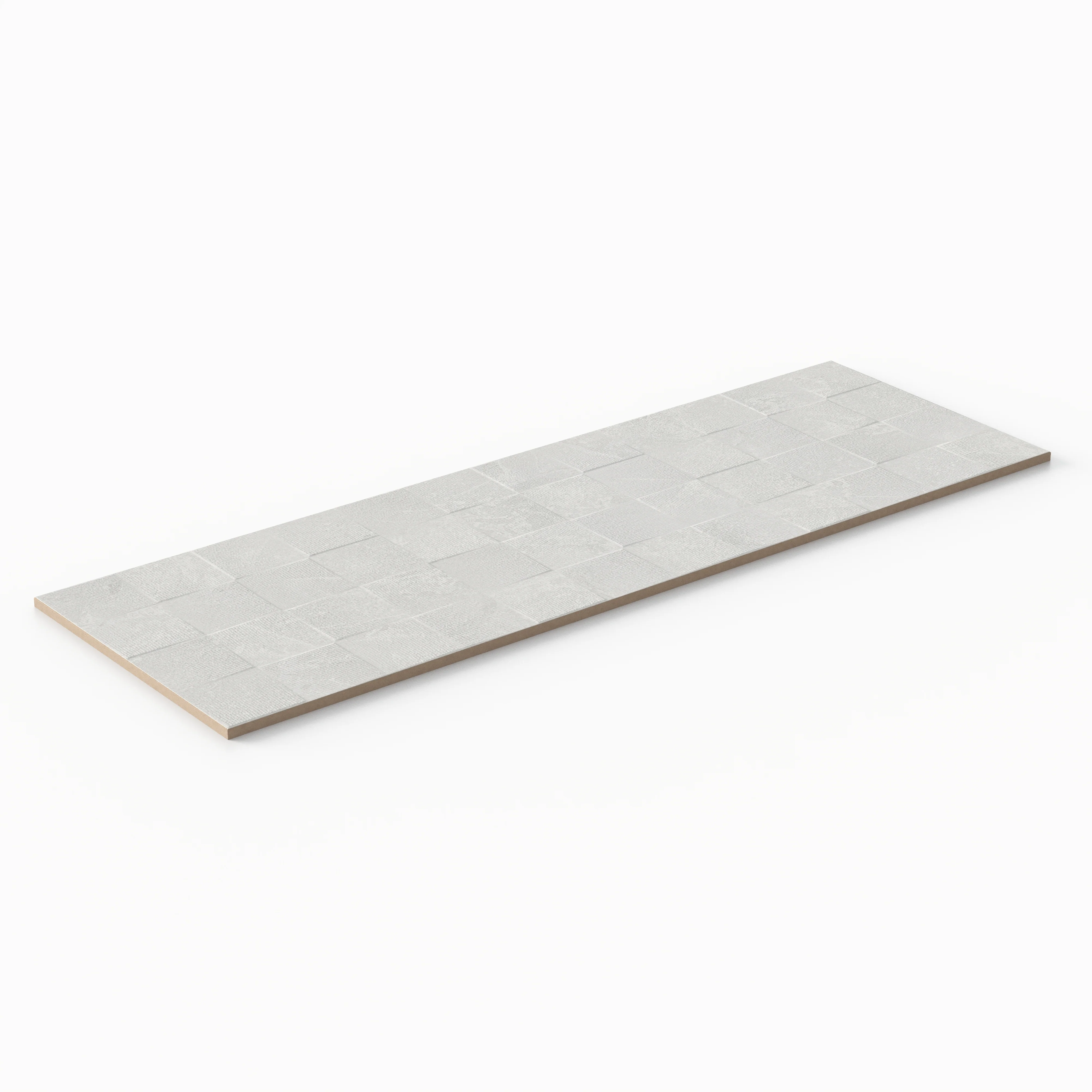 Annalise 12x36 Matte Ceramic Tile in Blanco Deco - Image 3