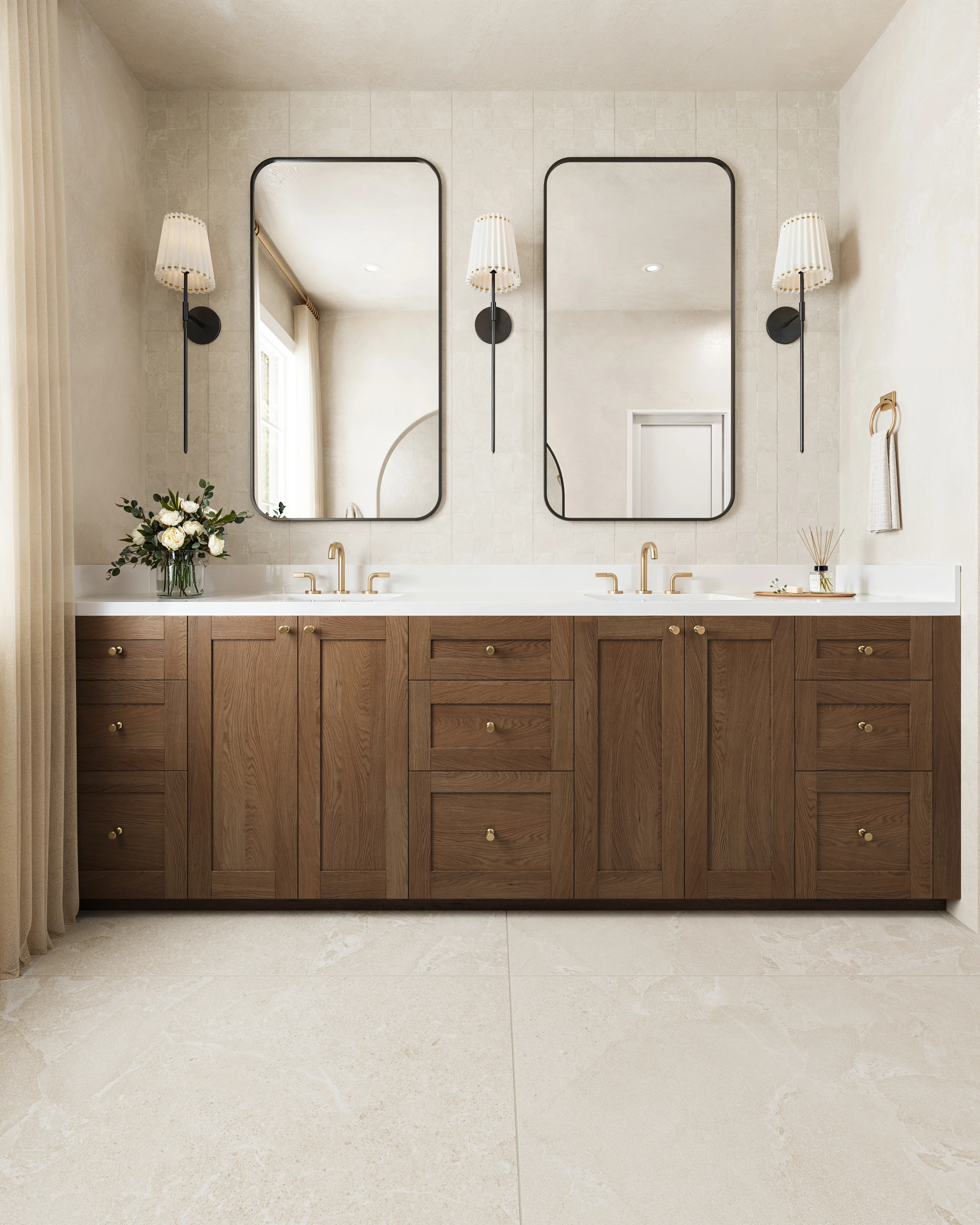 Annalise 24x48 Matte Porcelain Tile in Sand - Image 10