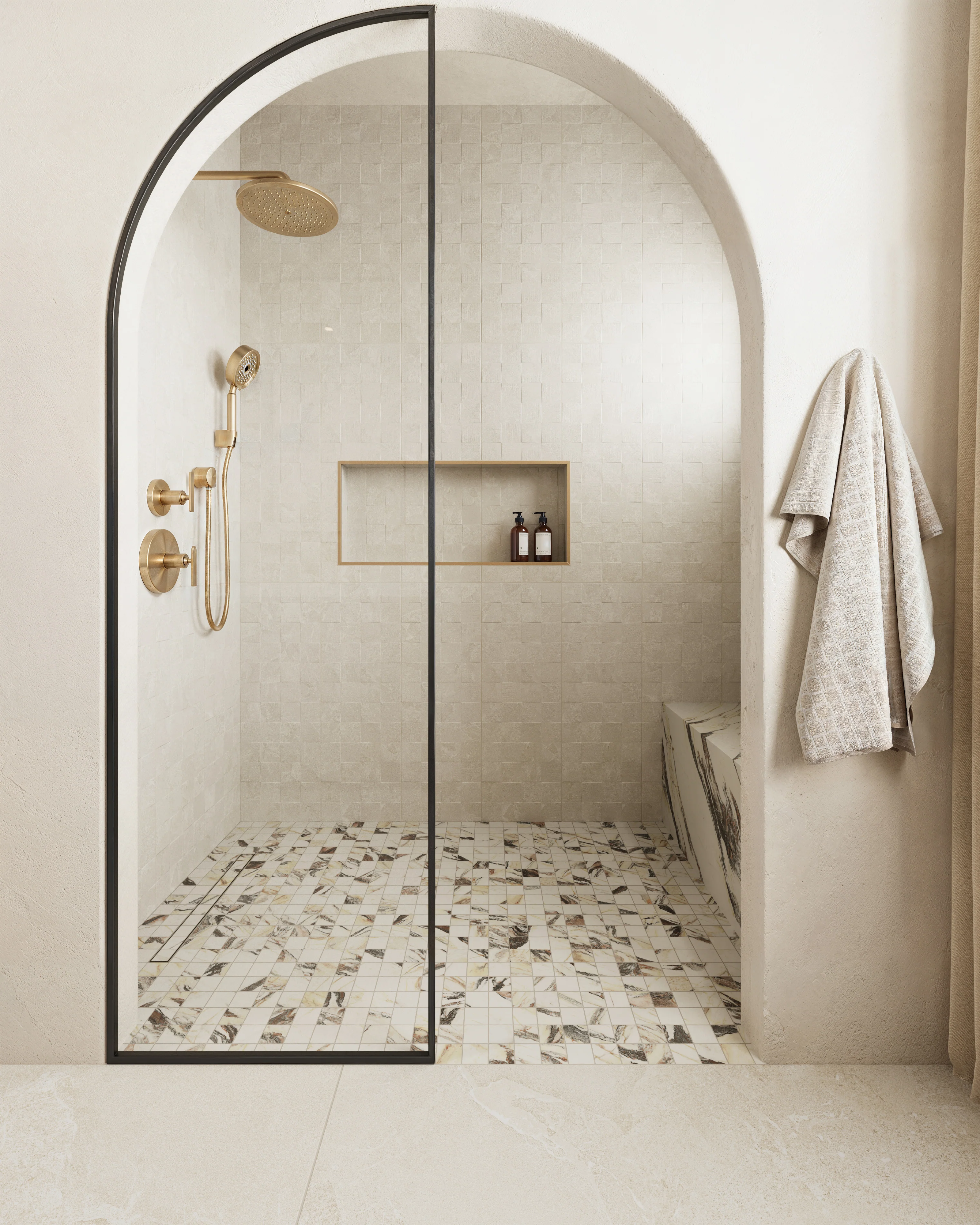 Annalise 24x48 Matte Porcelain Tile in Sand - Image 11