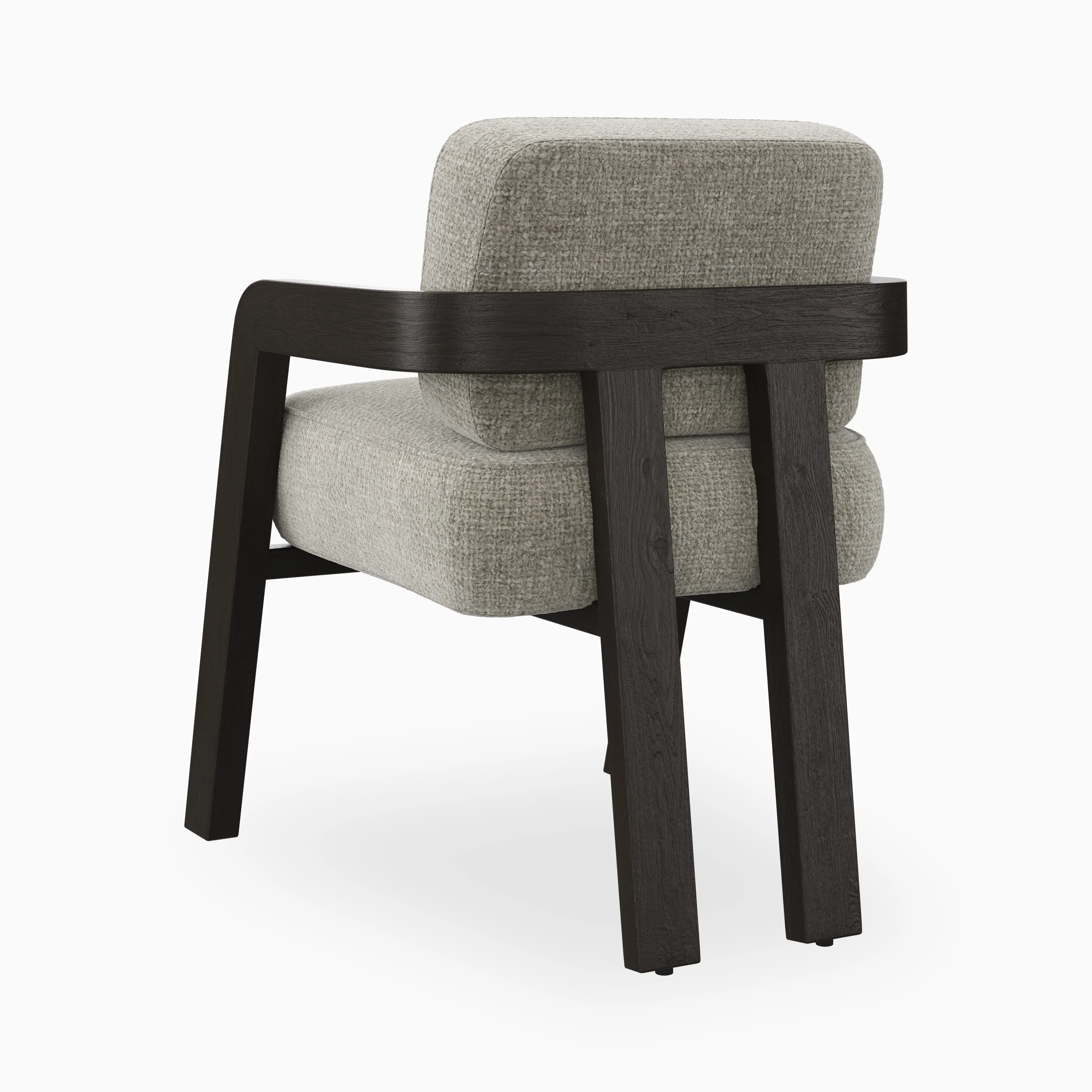 Armand Dining Chair in Mocha/Bone - Image 4