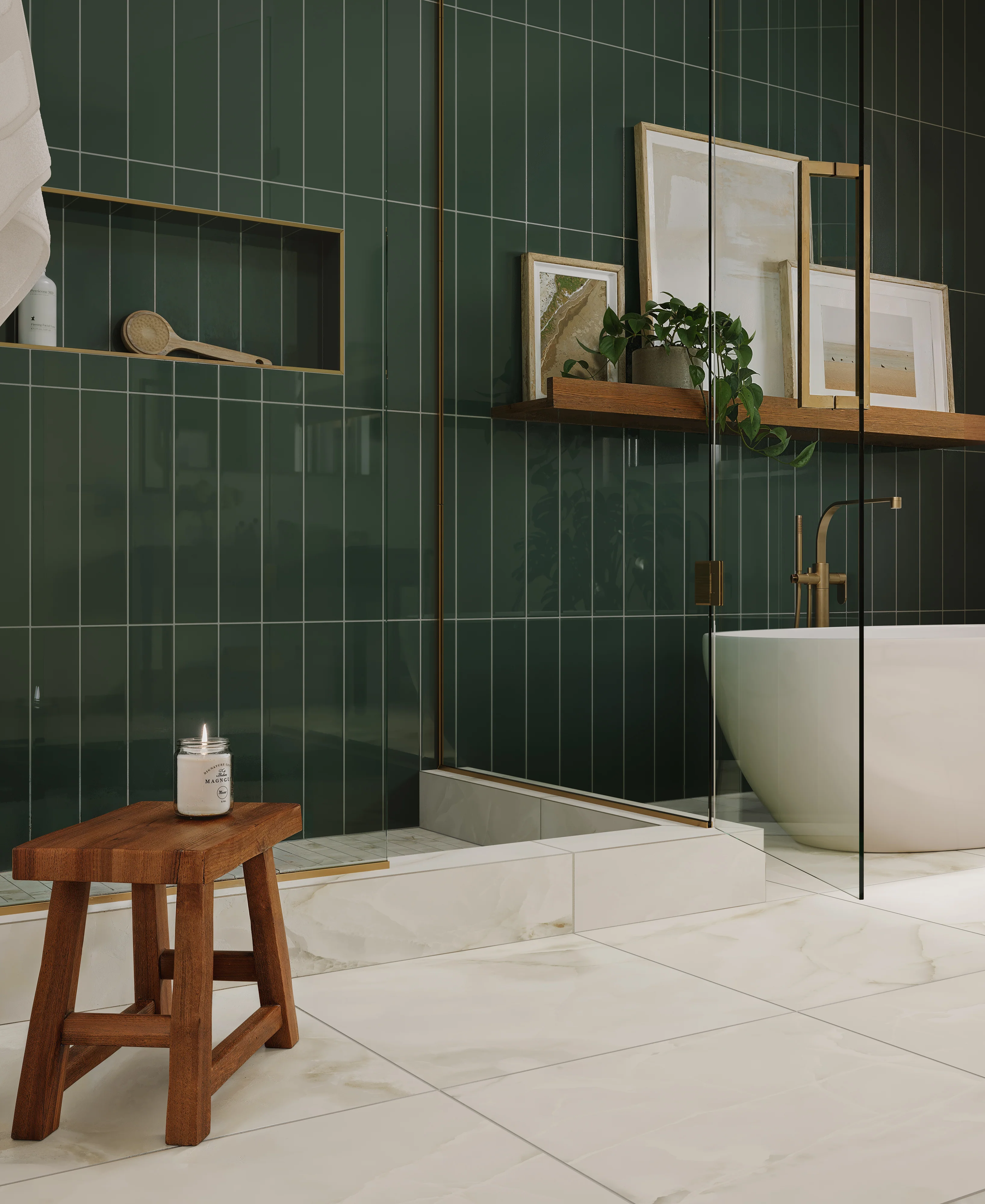 Astrid 24x24 Matte Porcelain Tile in Pearl - Image 8