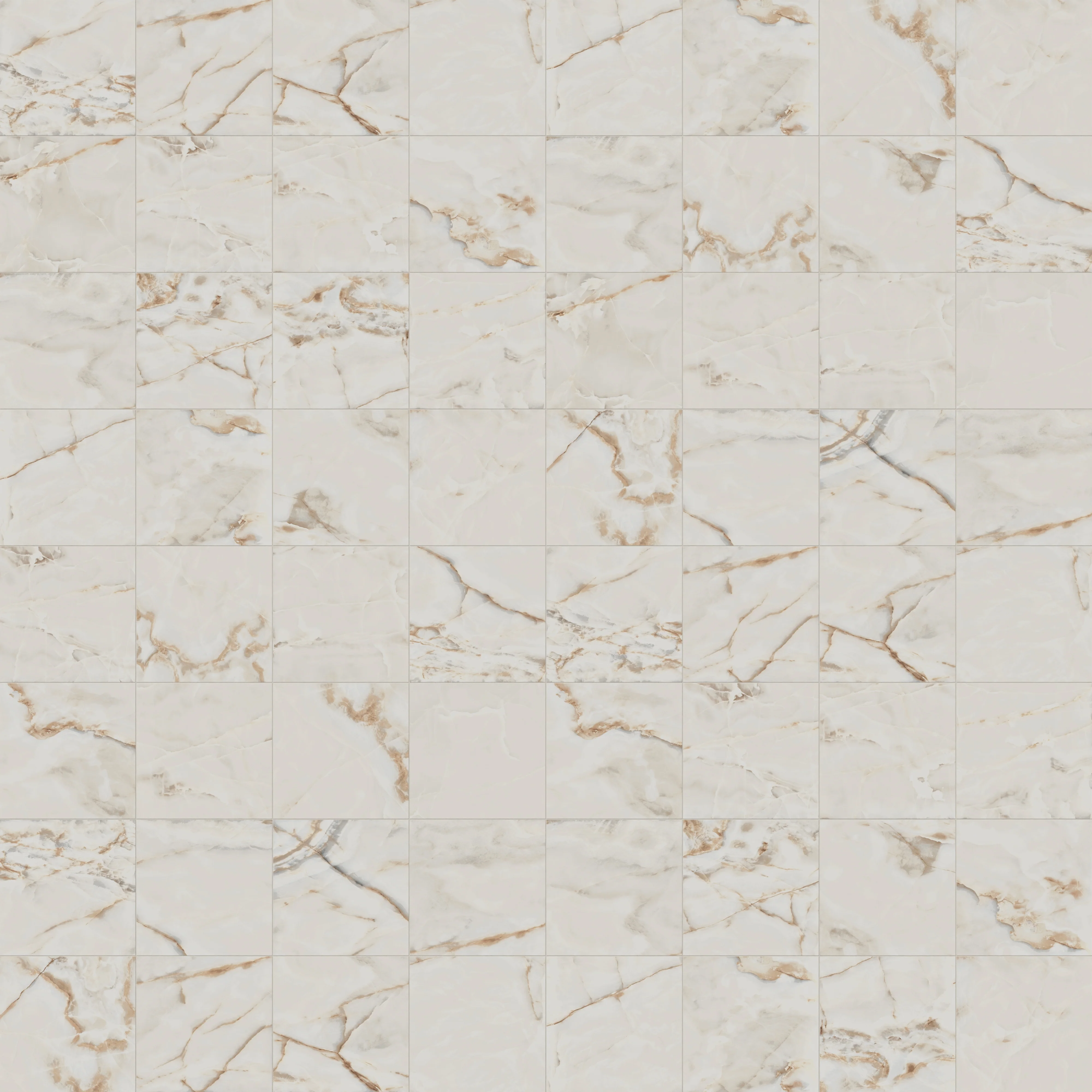 Astrid 24x24 Polished Porcelain Tile in Alabaster - Image 6