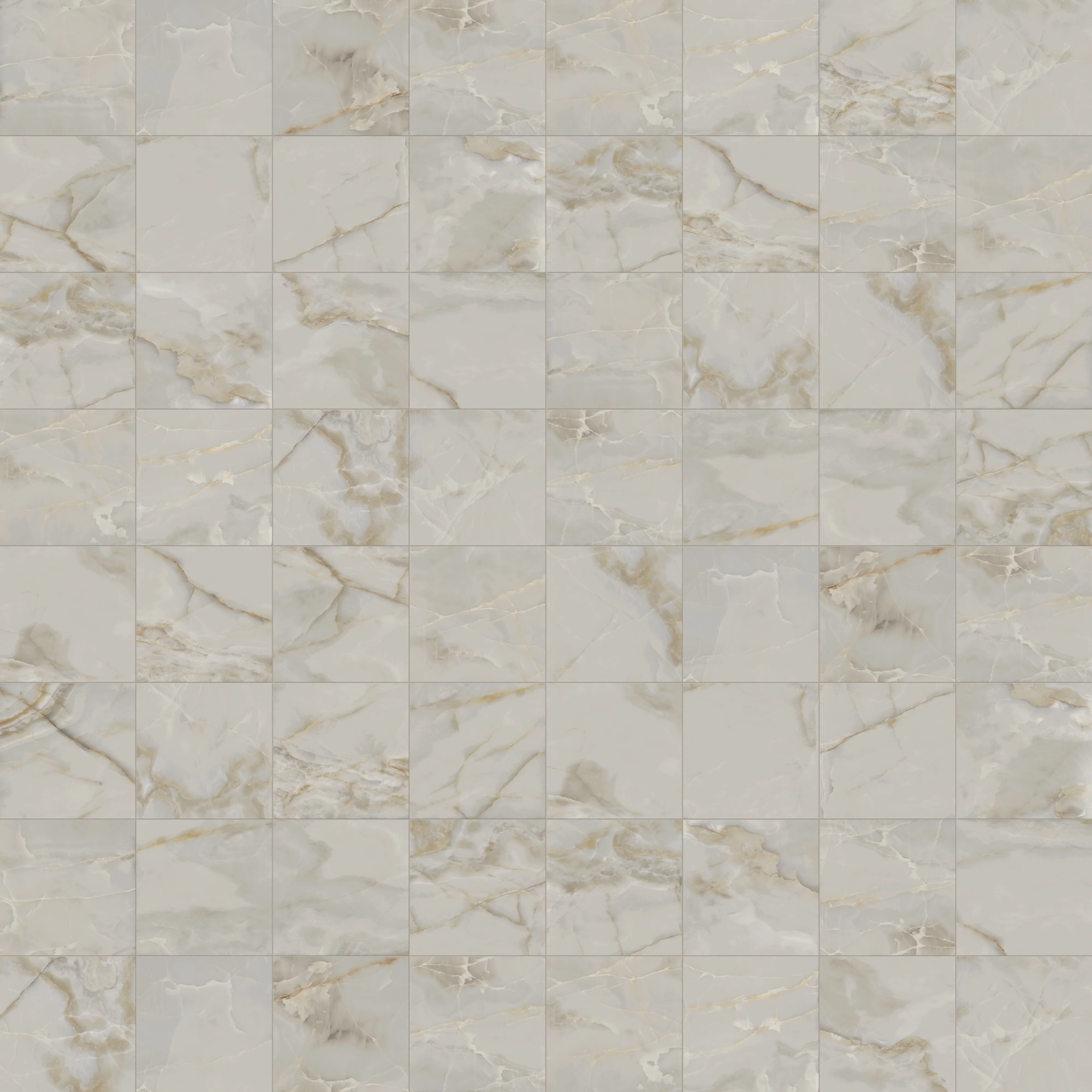 Astrid 24x24 Polished Porcelain Tile in Oyster - Image 6