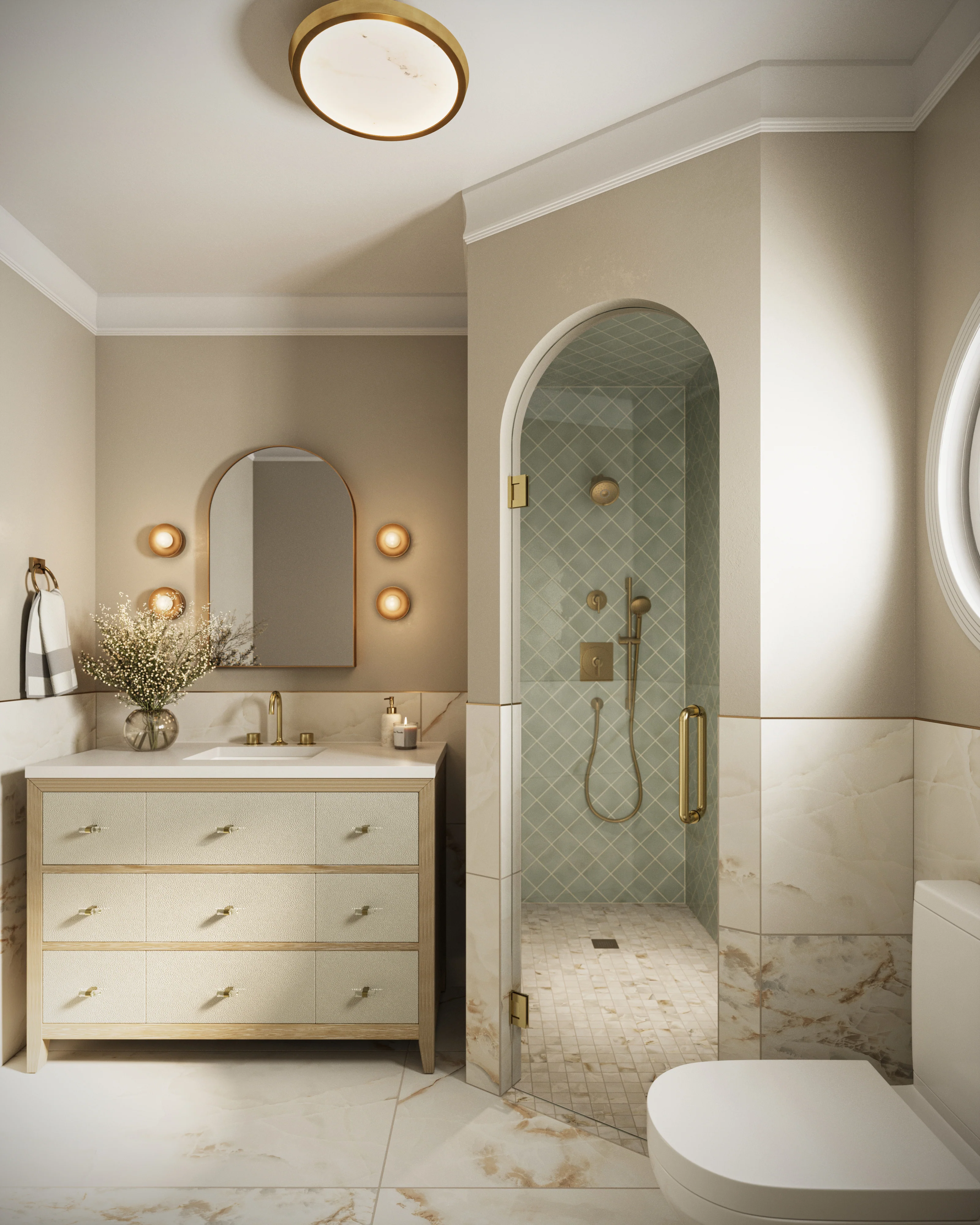 Astrid 24x48 Matte Porcelain Tile in Alabaster - Image 12