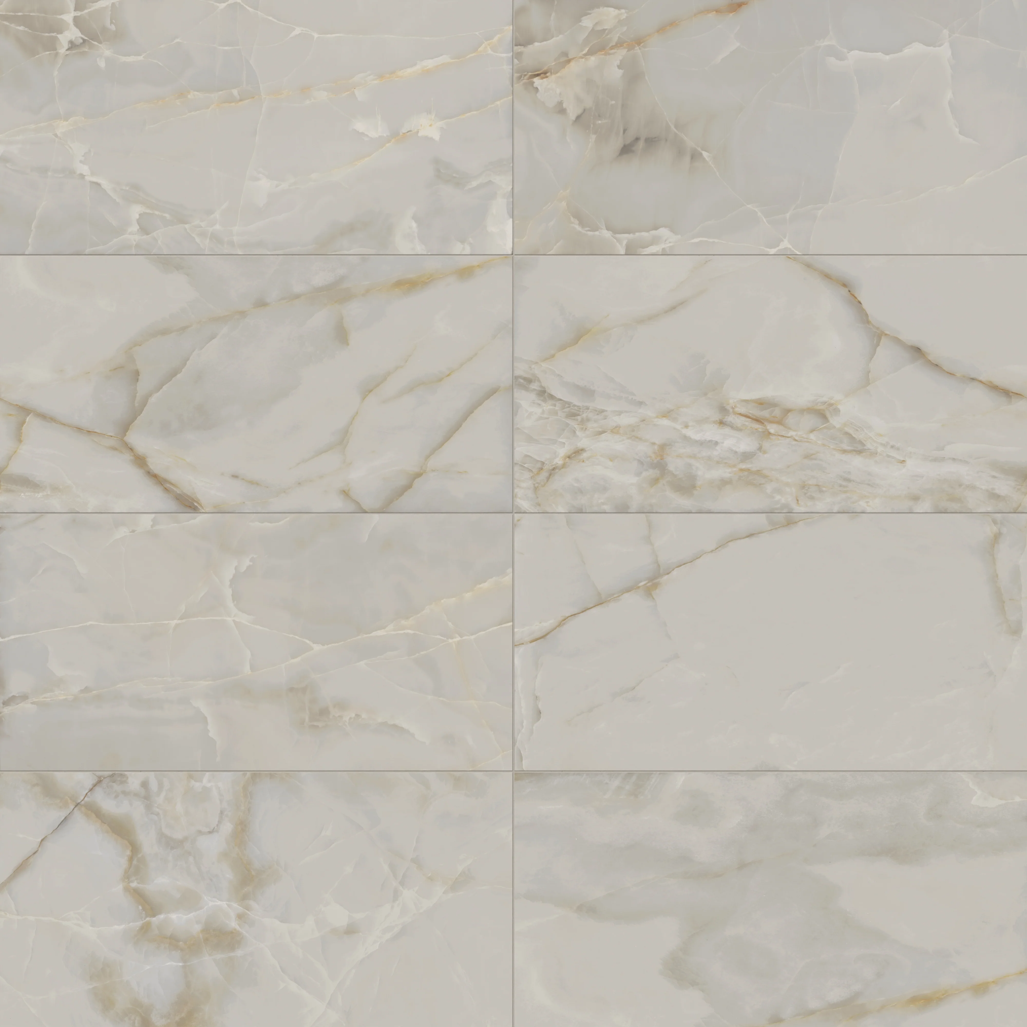 Astrid 24x48 Polished Porcelain Tile in Oyster - Image 6