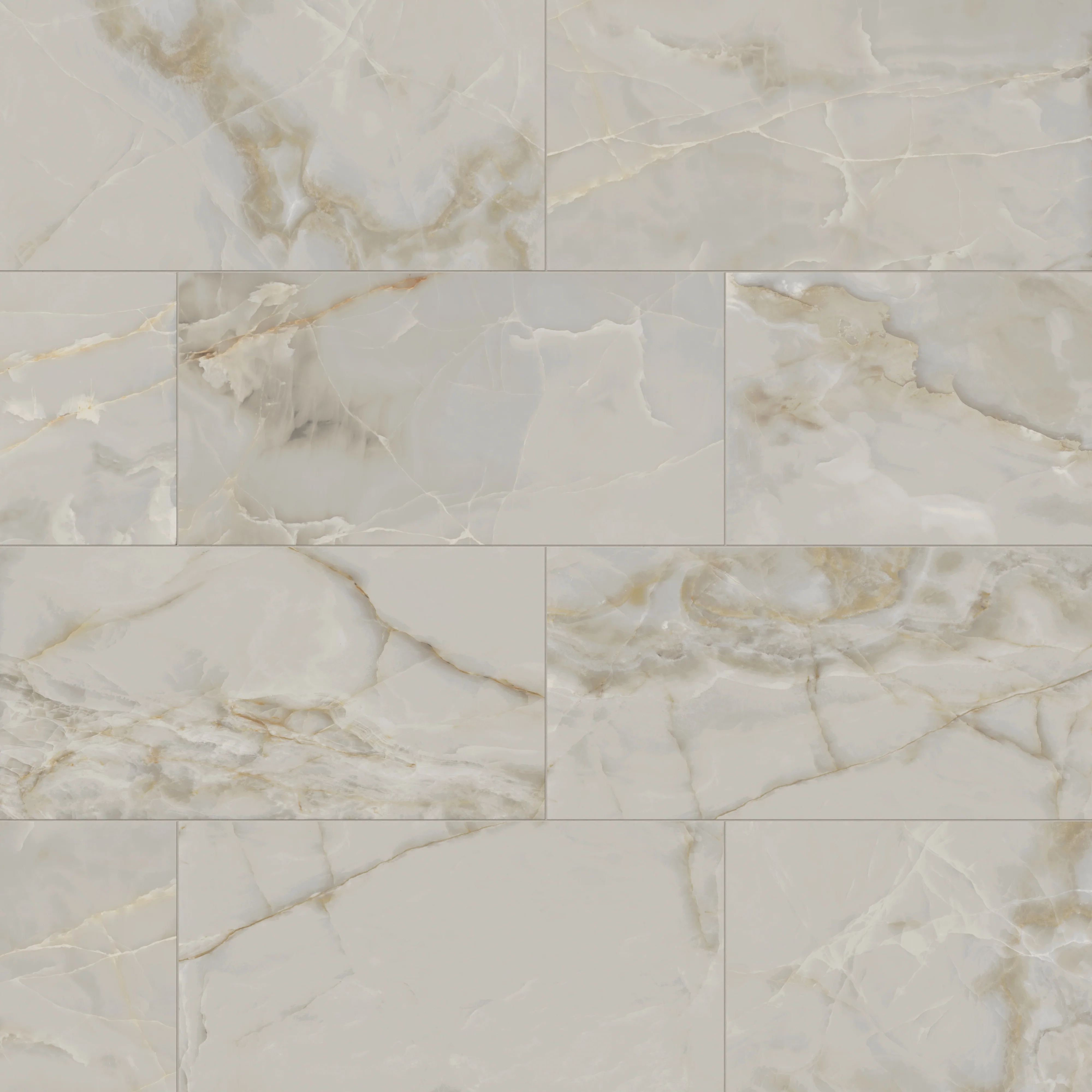 Astrid 24x48 Polished Porcelain Tile in Oyster - Image 9
