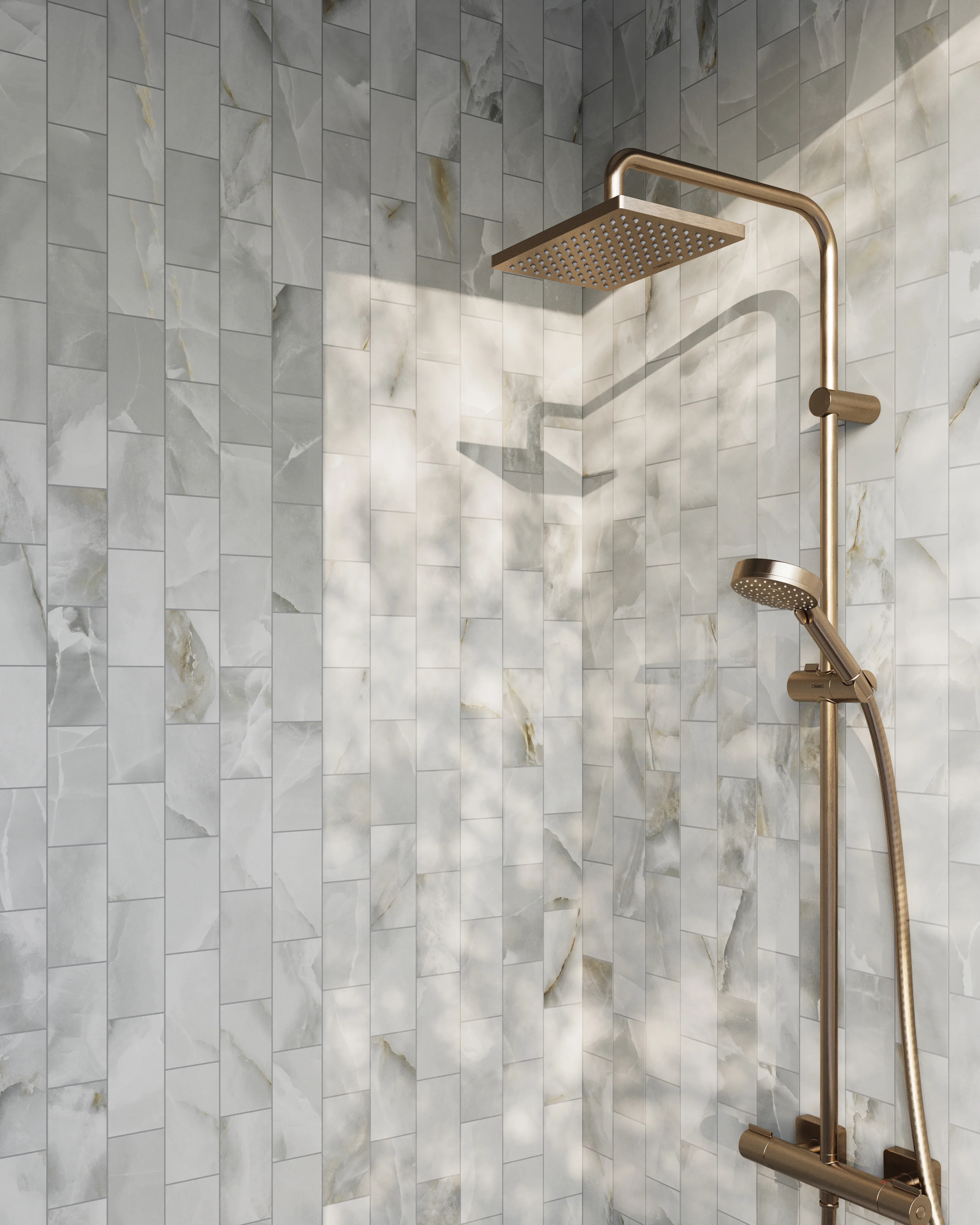 Astrid 3x6 Matte Porcelain Mosaic Tile in Slate - Image 2