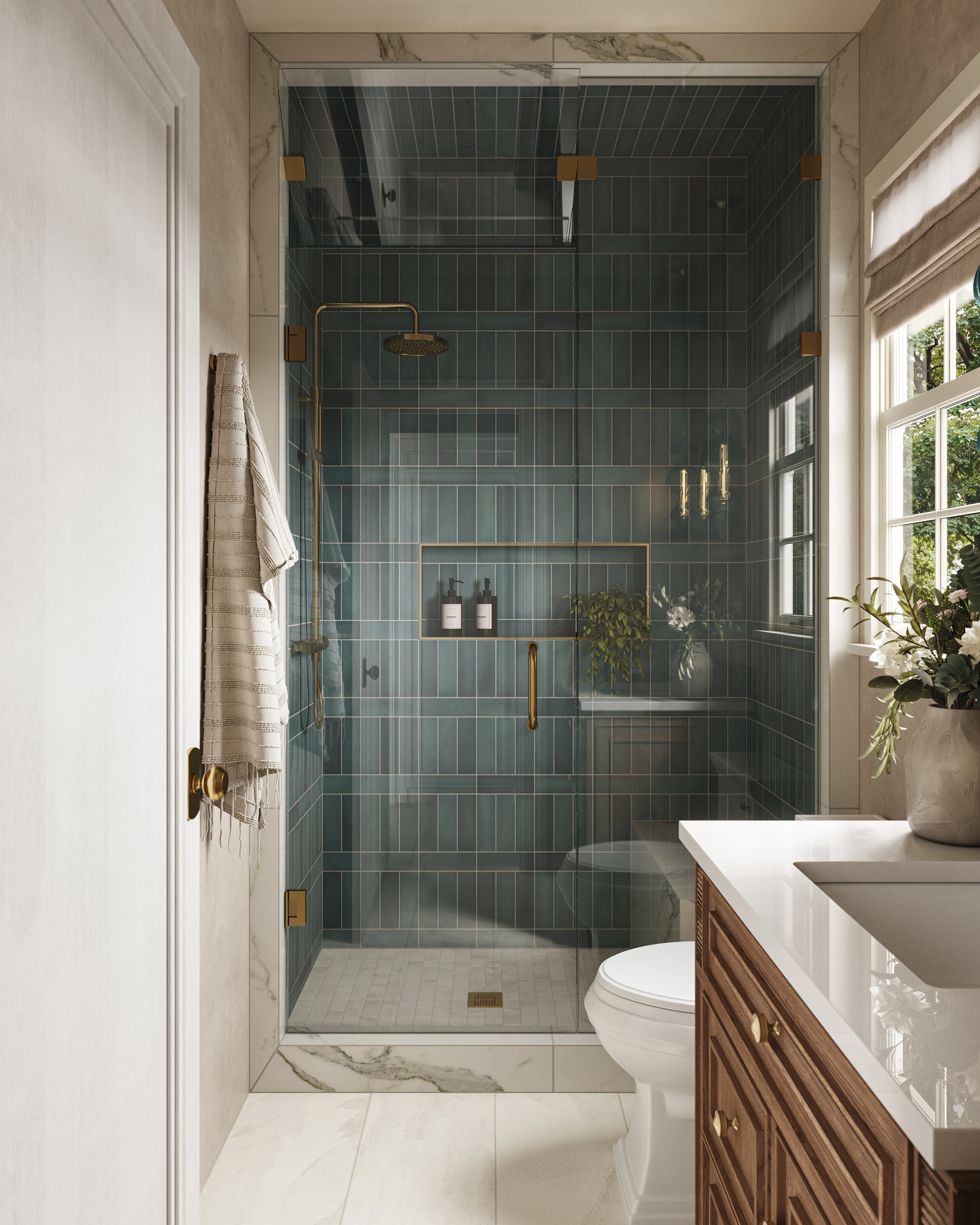 Aurora 12x24 Matte Porcelain Tile in Ivory - Image 11