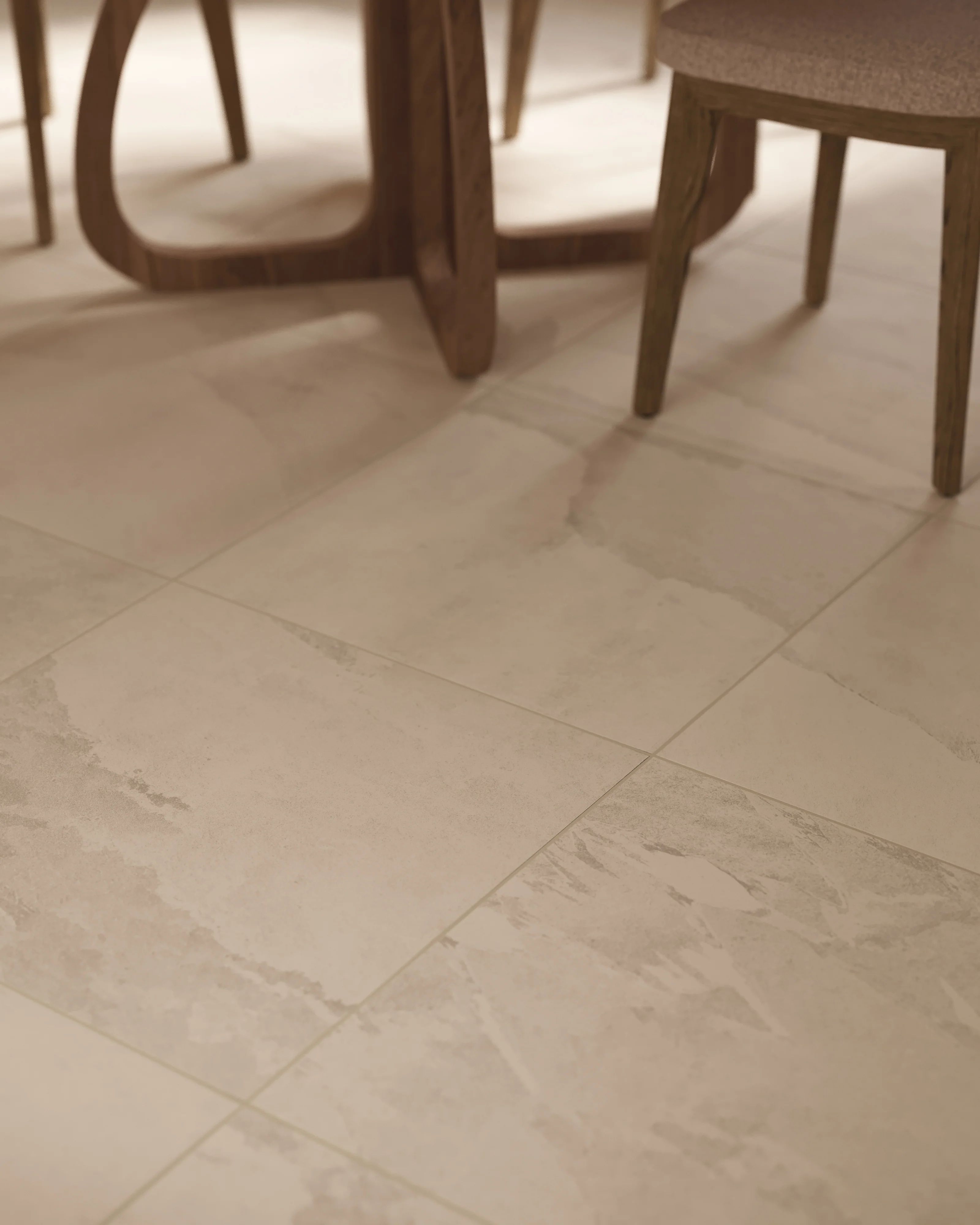 Aurora 24x24 Matte Porcelain Tile in Ivory - Image 2