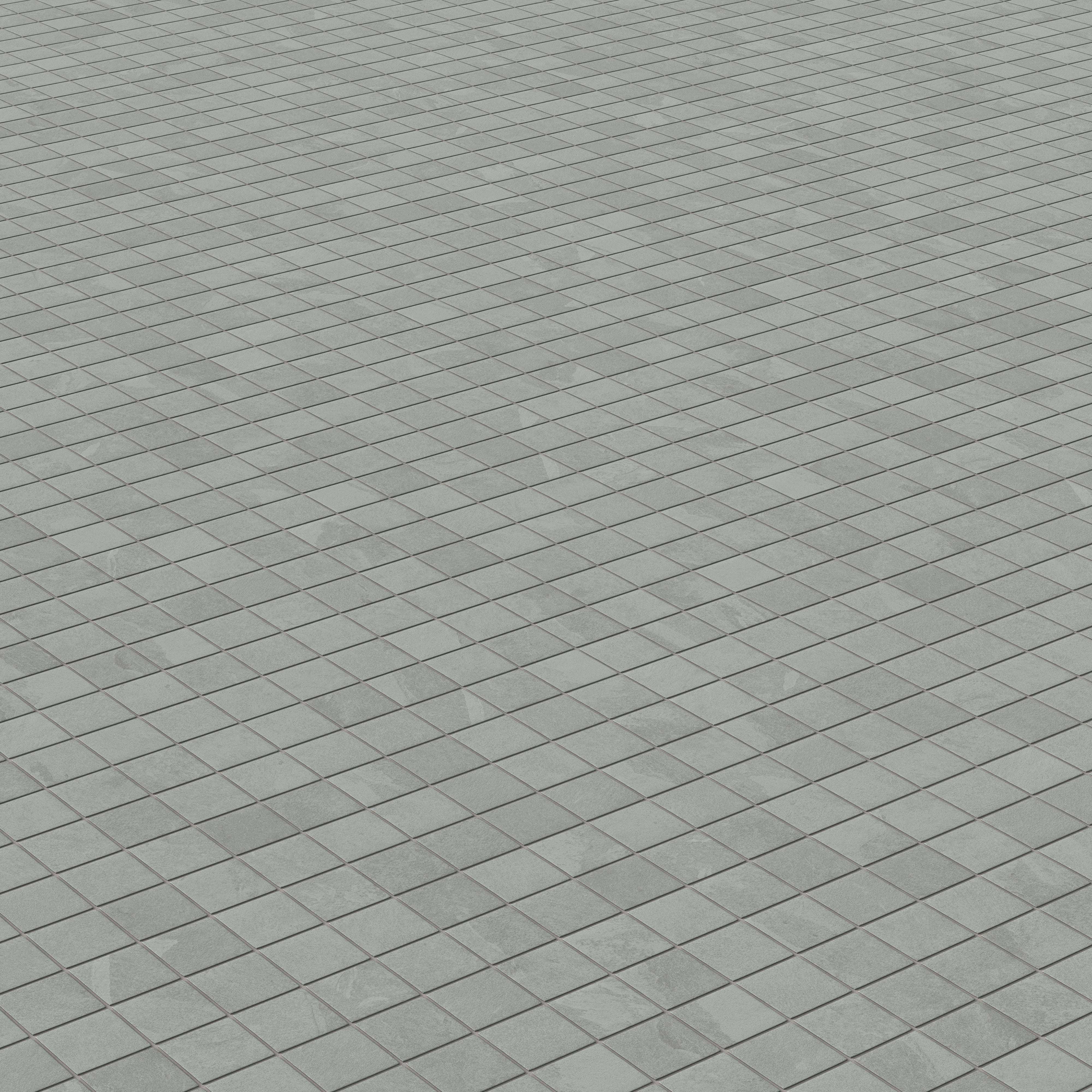 Aurora 2x2 Matte Porcelain Mosaic Tile in Ardesia - Image 3