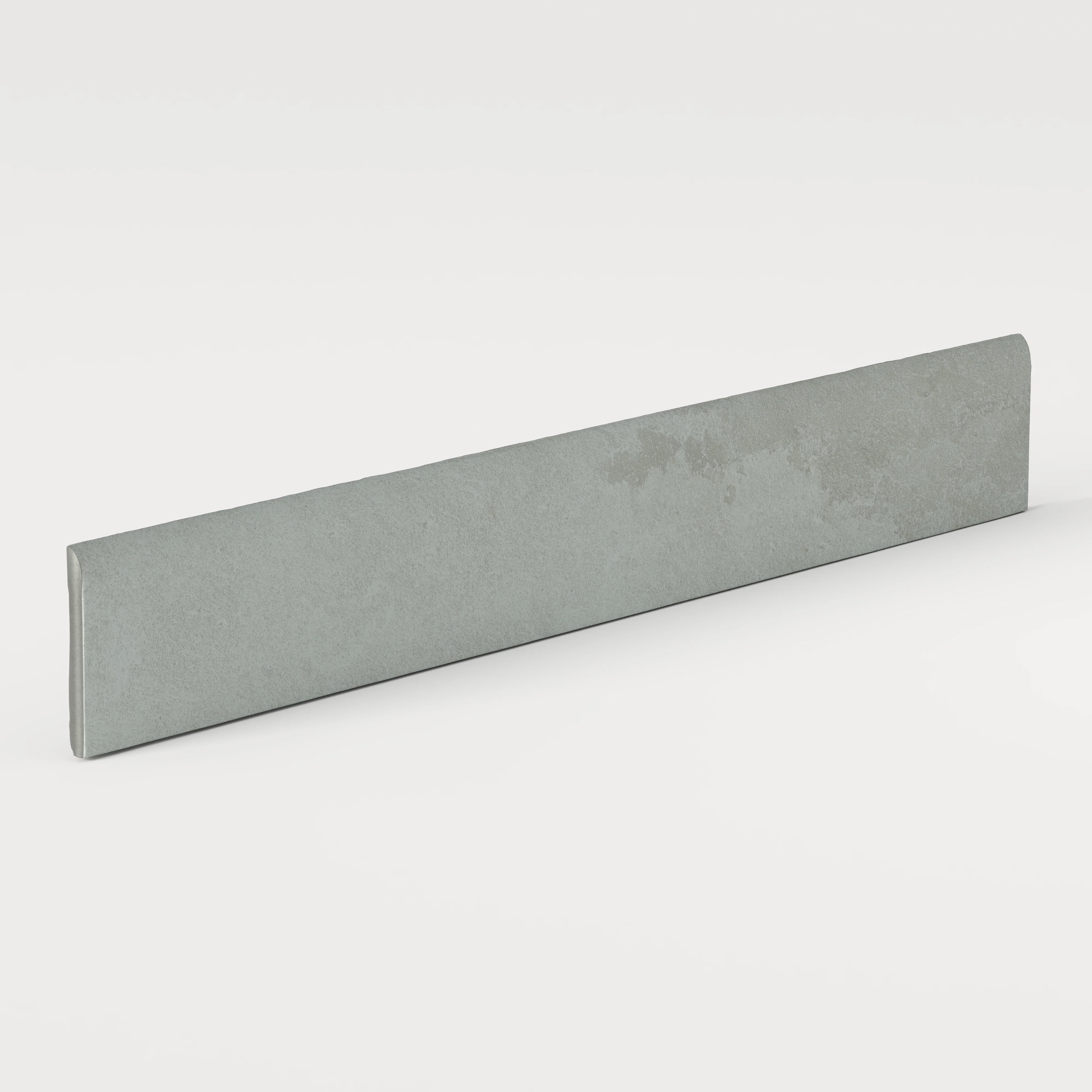 Aurora 3x24 Matte Porcelain Bullnose Tile in Ardesia - Image 2