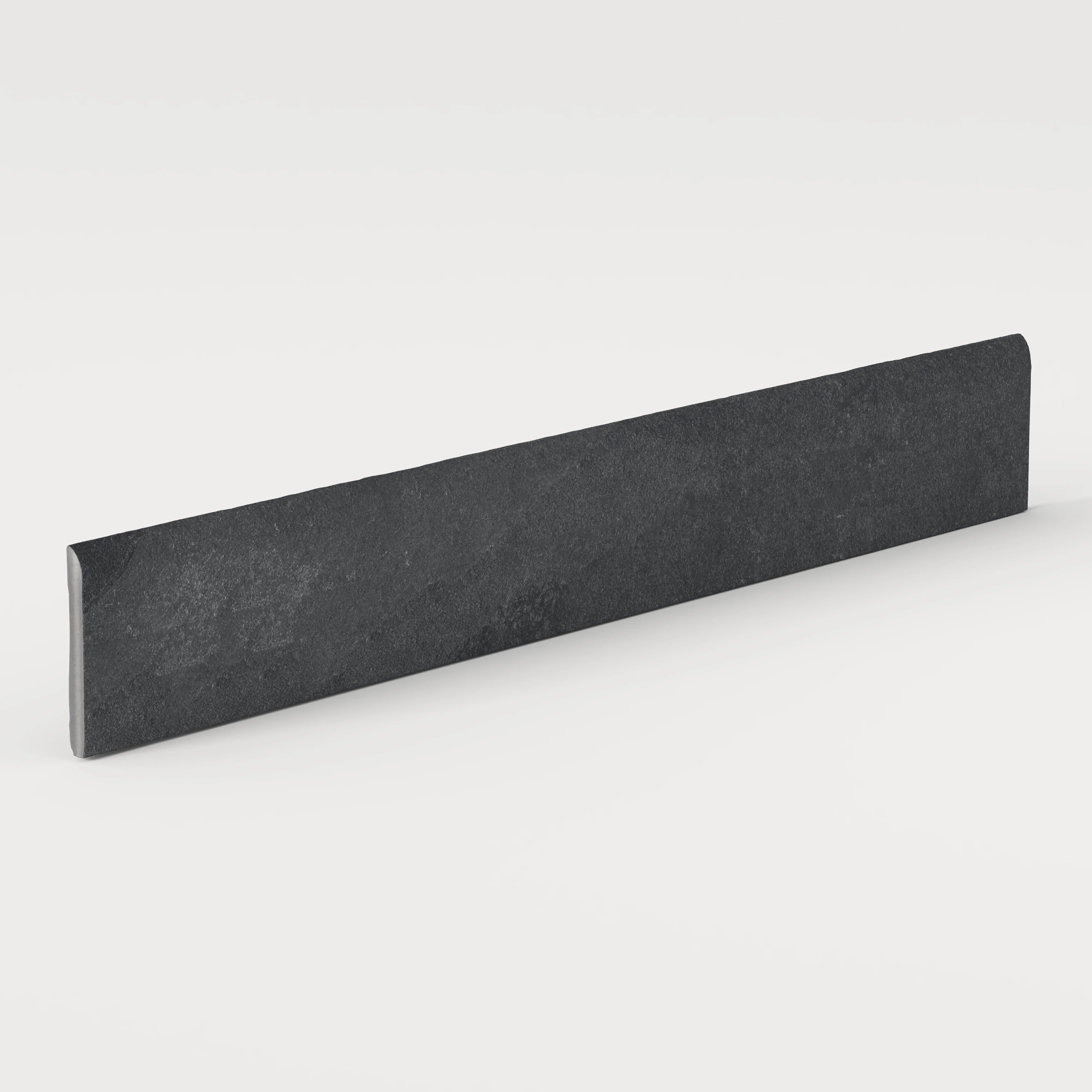 Aurora 3x24 Matte Porcelain Bullnose Tile in Lava - Image 2